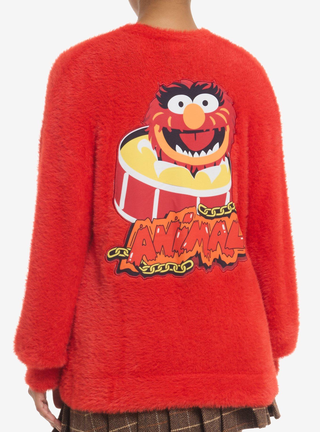 The Muppets Animal Fuzzy Girls Cardigan, , hi-res
