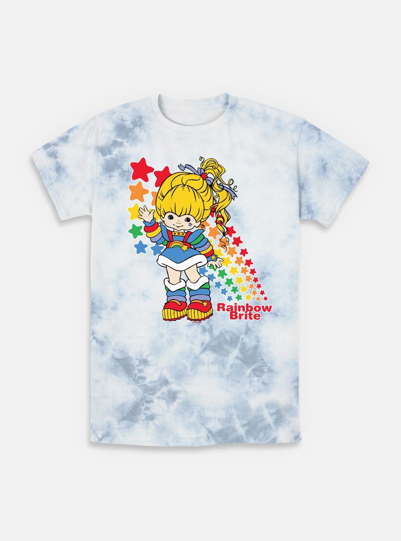 Rainbow Brite Rainbow Stars Tie-Dye T-Shirt, , hi-res