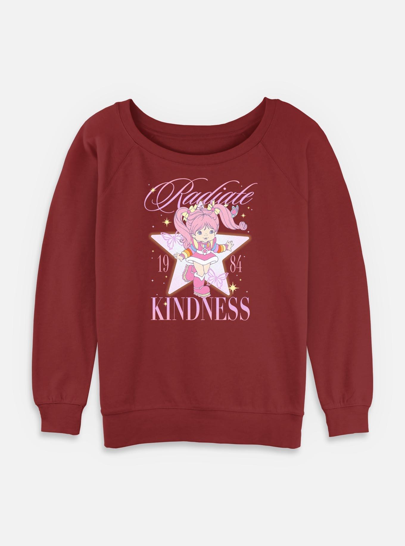 Rainbow Brite Tickled Pink Womens Slouchy Sweatshirt, , hi-res