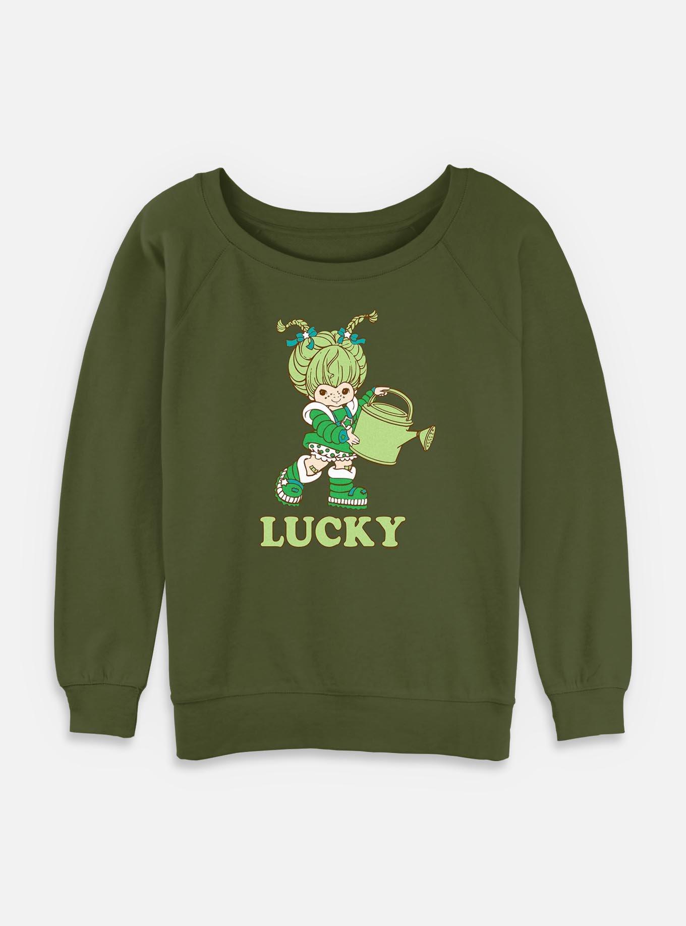 Rainbow Brite Patty O'green Lucky Womens Slouchy Sweatshirt, , hi-res