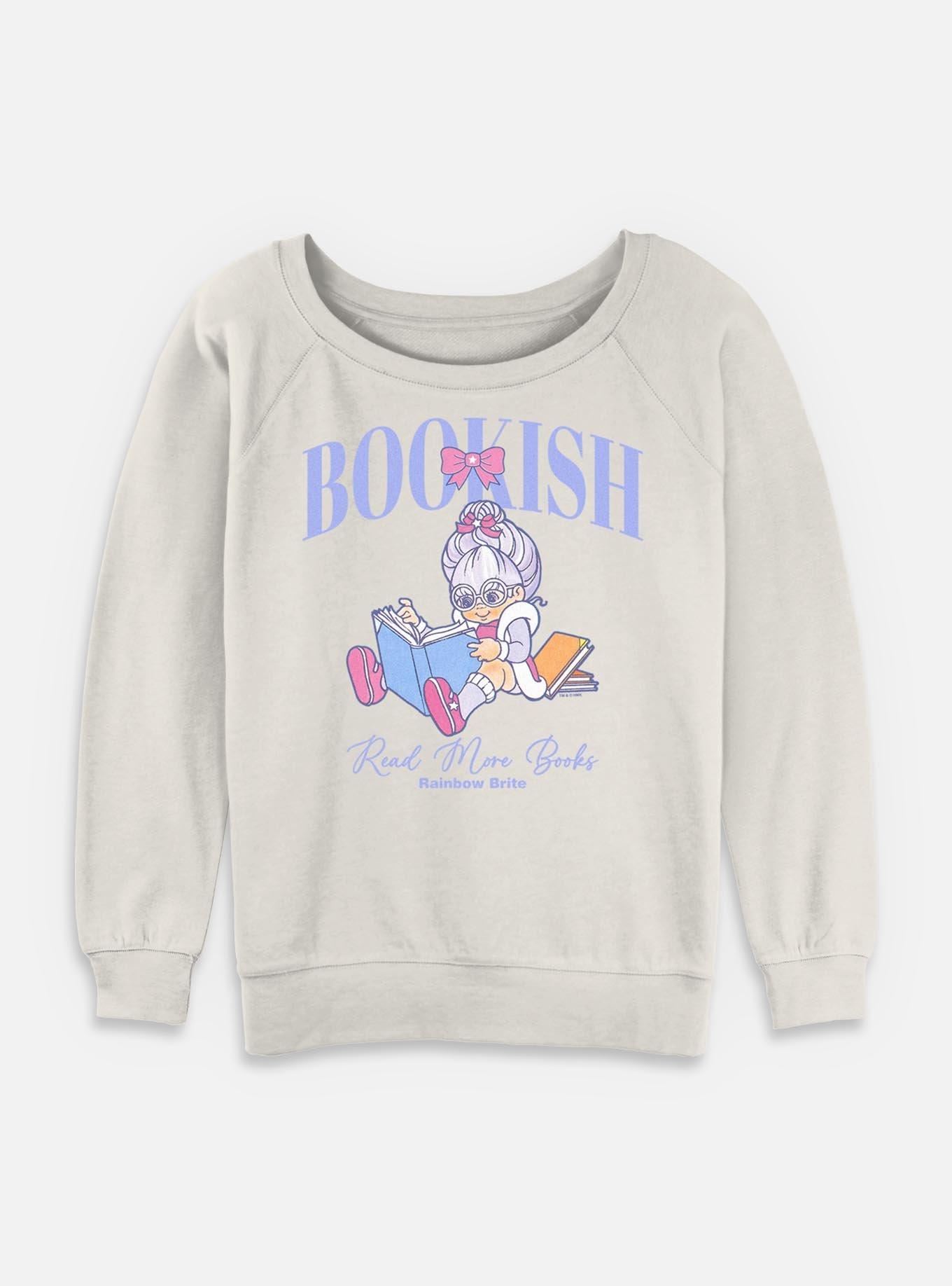 Rainbow Brite Read More Books Womens Slouchy Sweatshirt, , hi-res