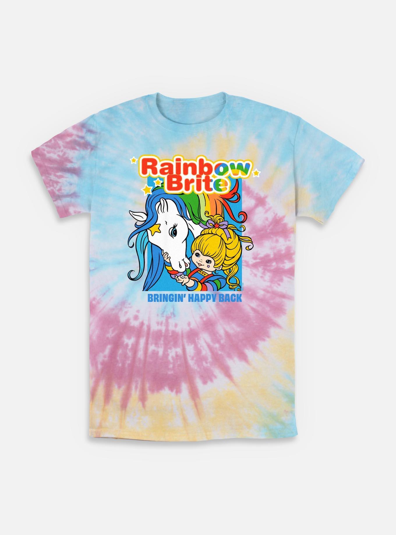Rainbow Brite Bringing Happy Back Tie-Dye T-Shirt, , hi-res