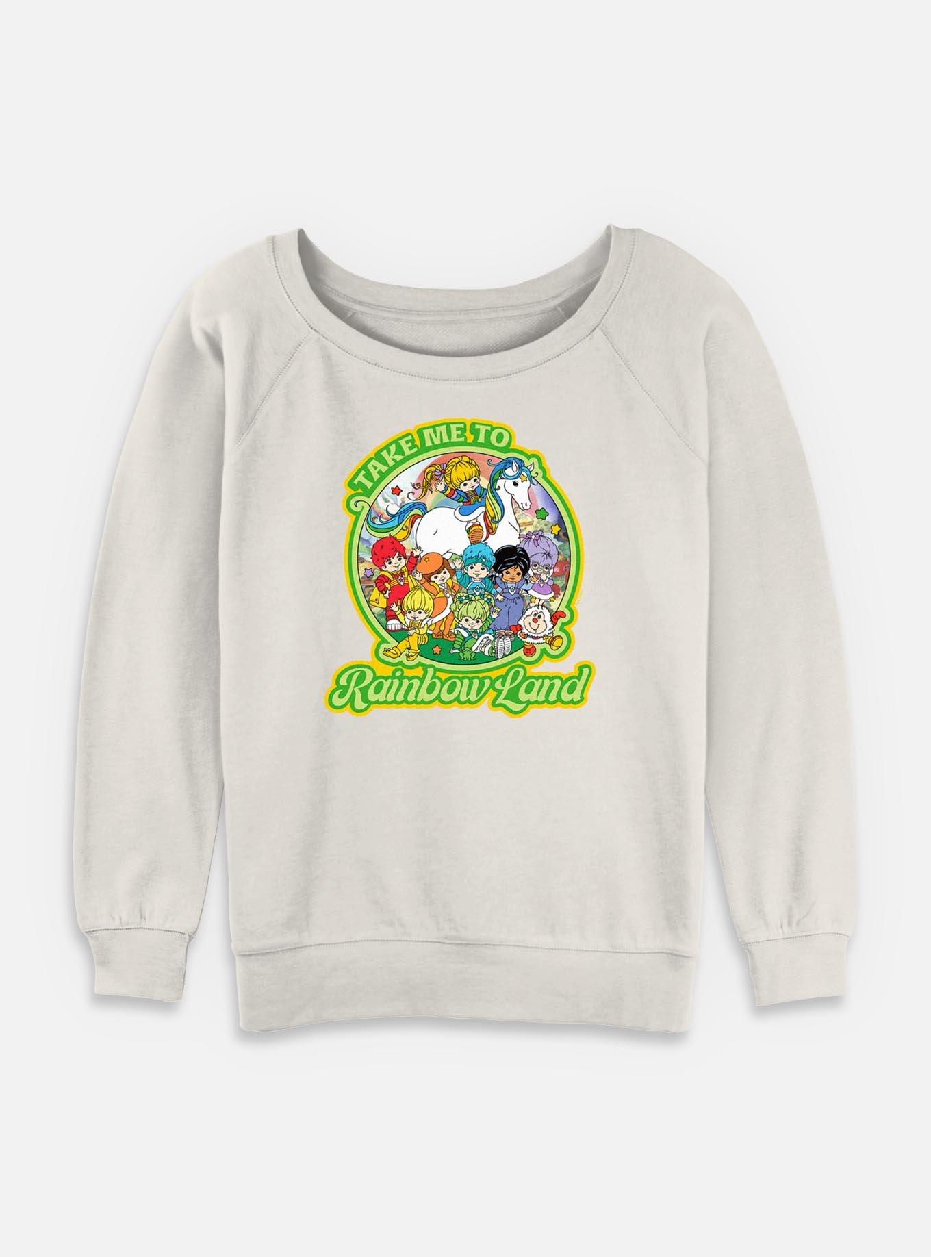 Rainbow Brite Take Me To Rainbow Land Womens Slouchy Sweatshirt, , hi-res