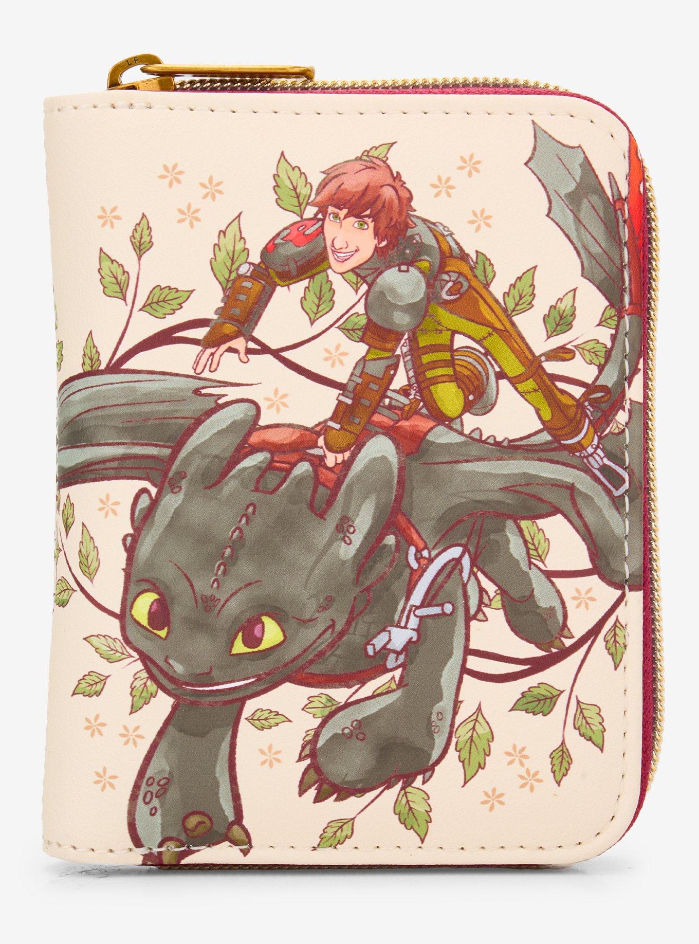 Loungefly How To Train Your Dragon Toothless & Hiccup Mini Zipper Wallet, , hi-res