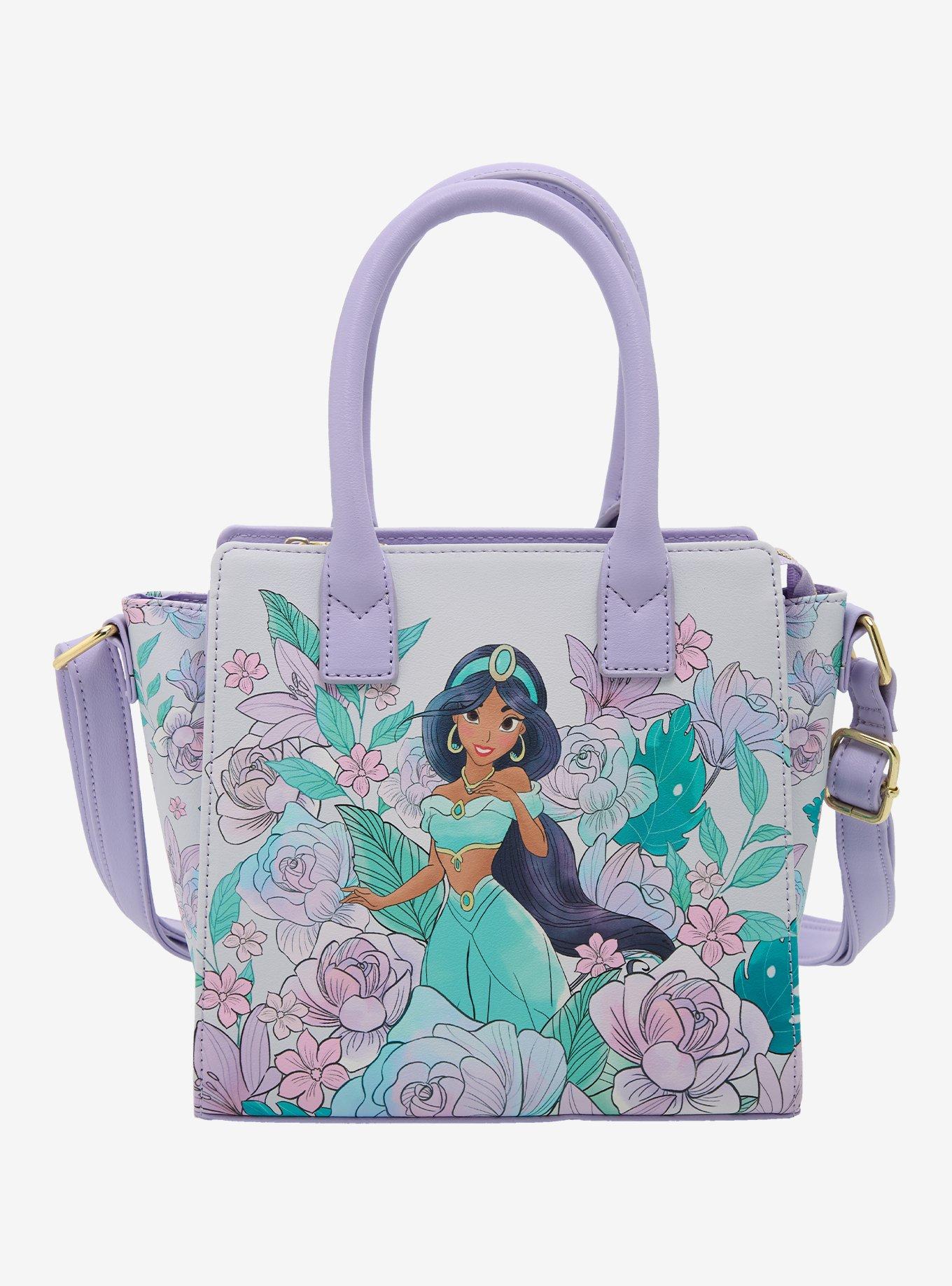 Loungefly Disney Princess Jasmine Floral Mini Satchel Bag, , hi-res