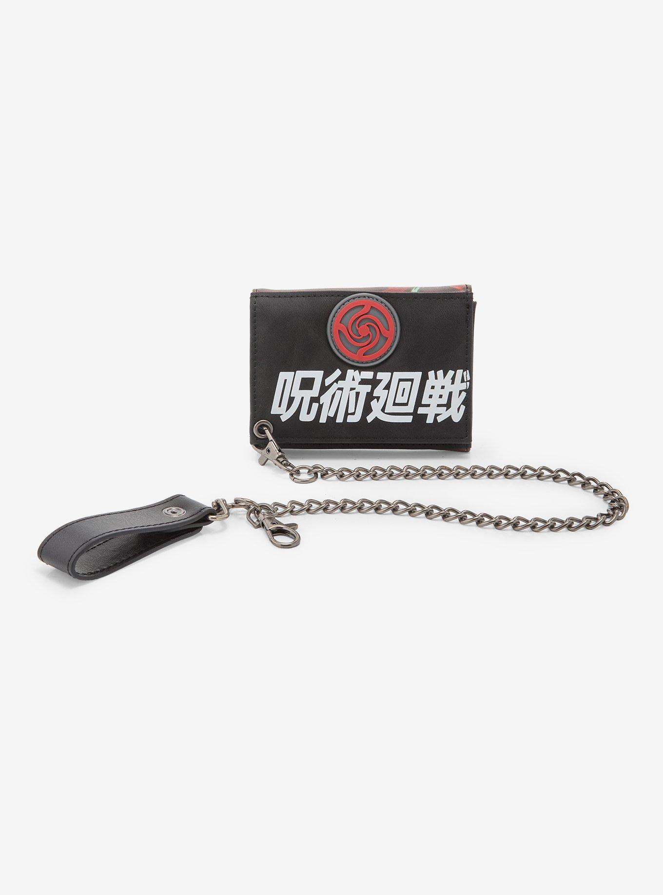 Jujutsu Kaisen Trifold Chain Wallet | Hot Topic