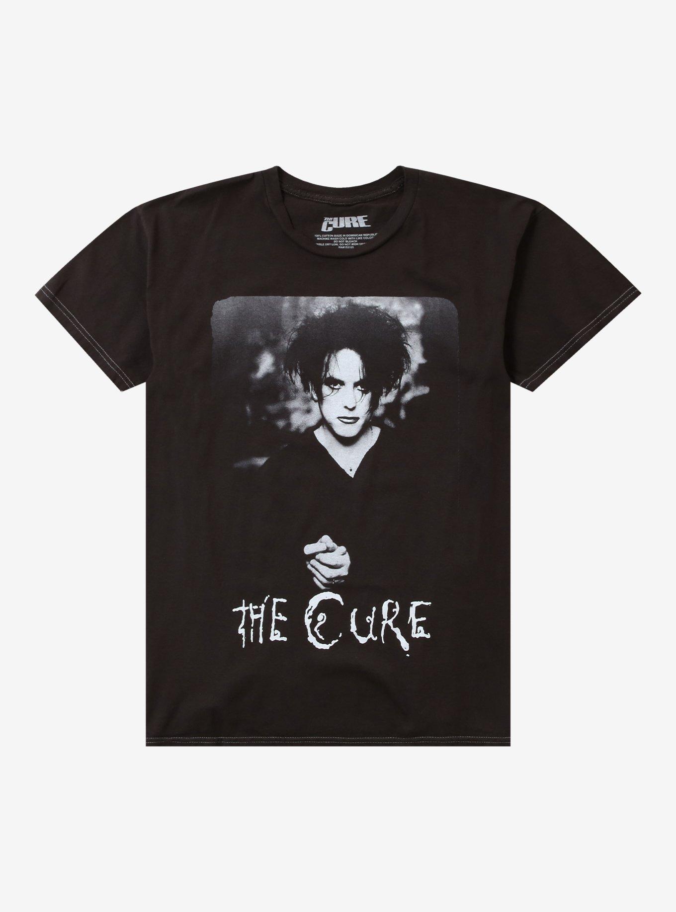 The Cure Robert Smith Portrait Pigment-Dyed T-Shirt, , hi-res
