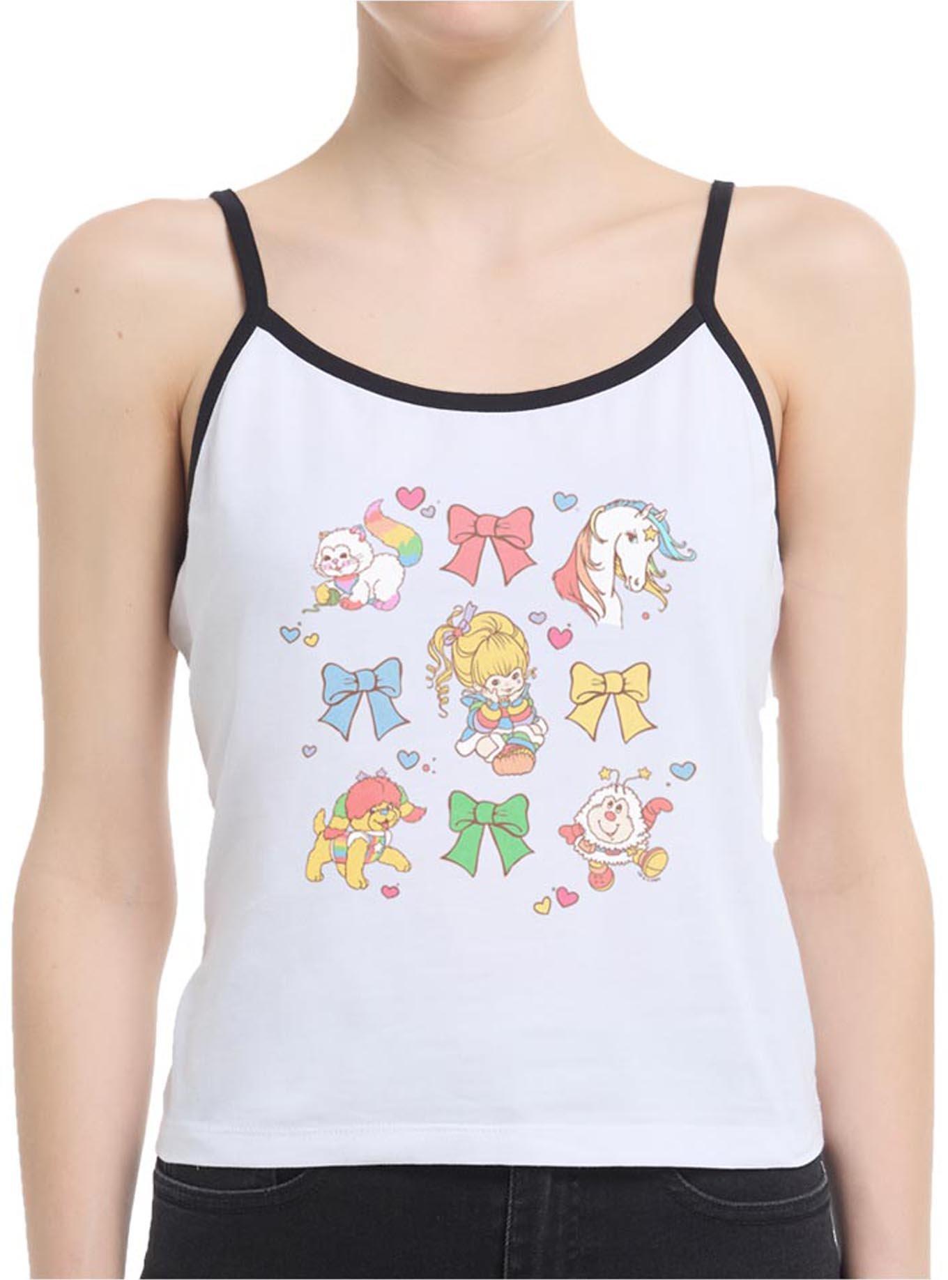 Rainbow Brite Cutie Bow Grid Womens Cami, , hi-res