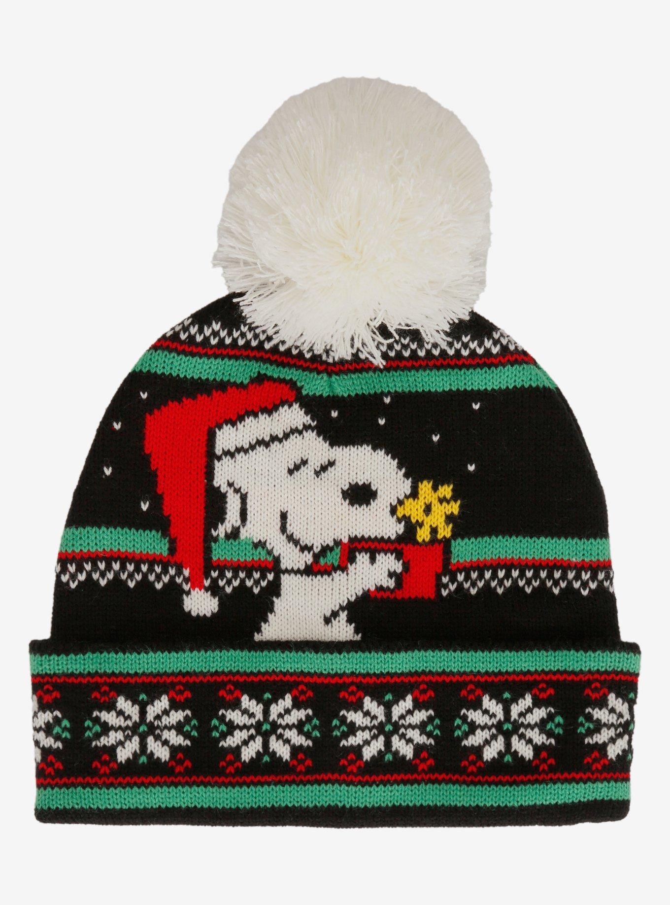 Peanuts Snoopy & Woodstock Pom Beanie, , hi-res