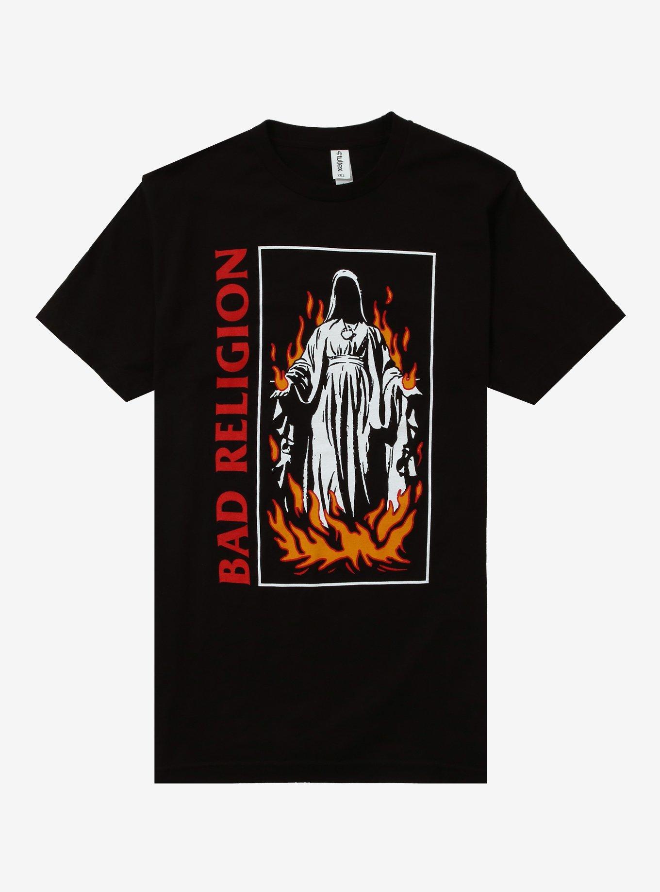 Bad Religion Flames T-Shirt, , hi-res