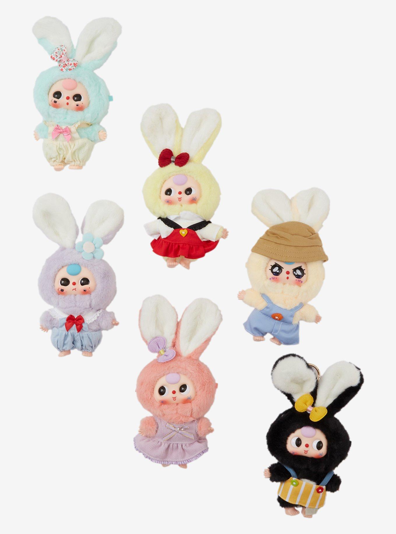 Baby Three Macaron Cute Bunny Blind Box Plush Bag Clip | Hot