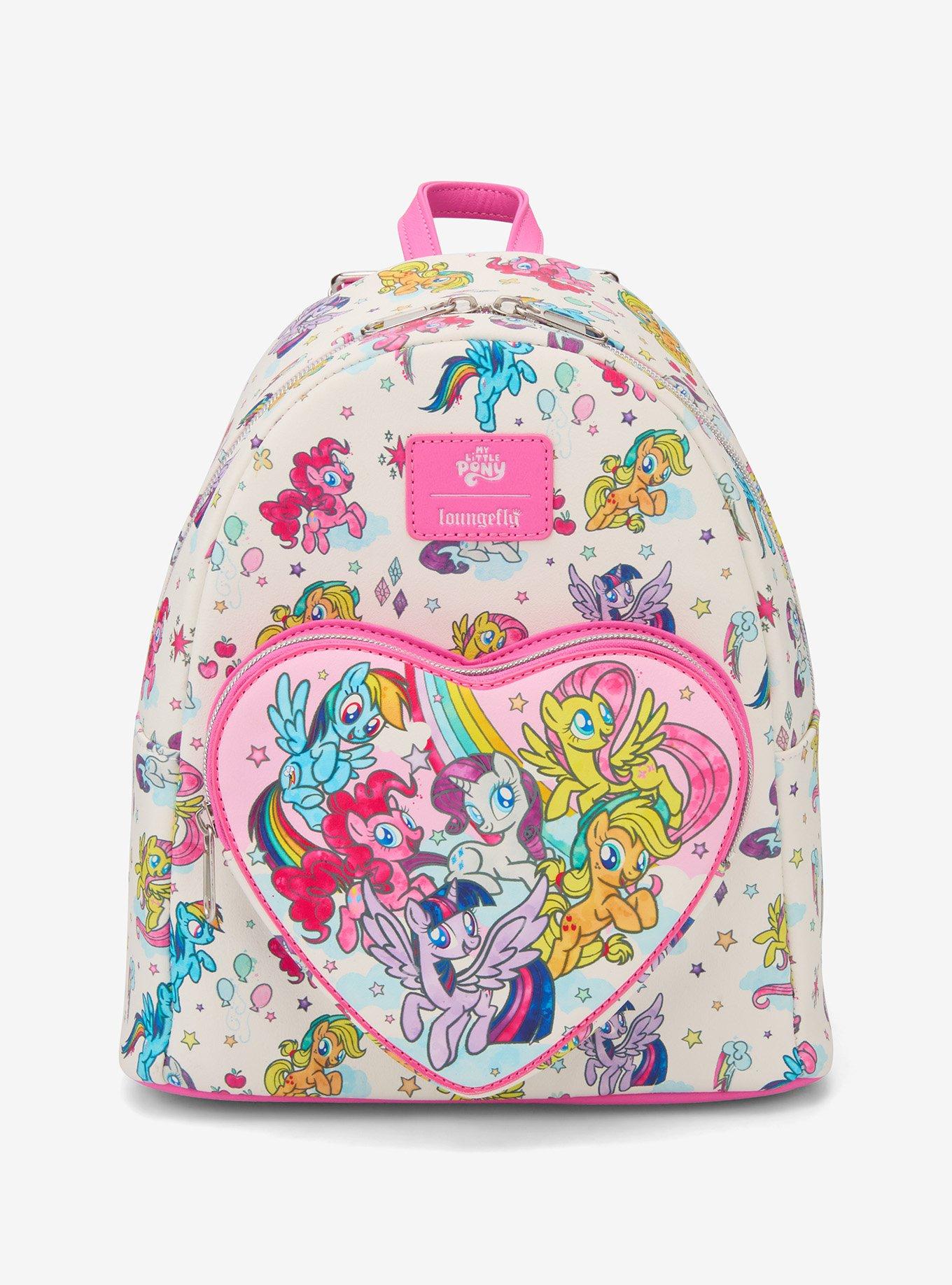 Loungefly My Little Pony Mane Six Heart Mini Backpack