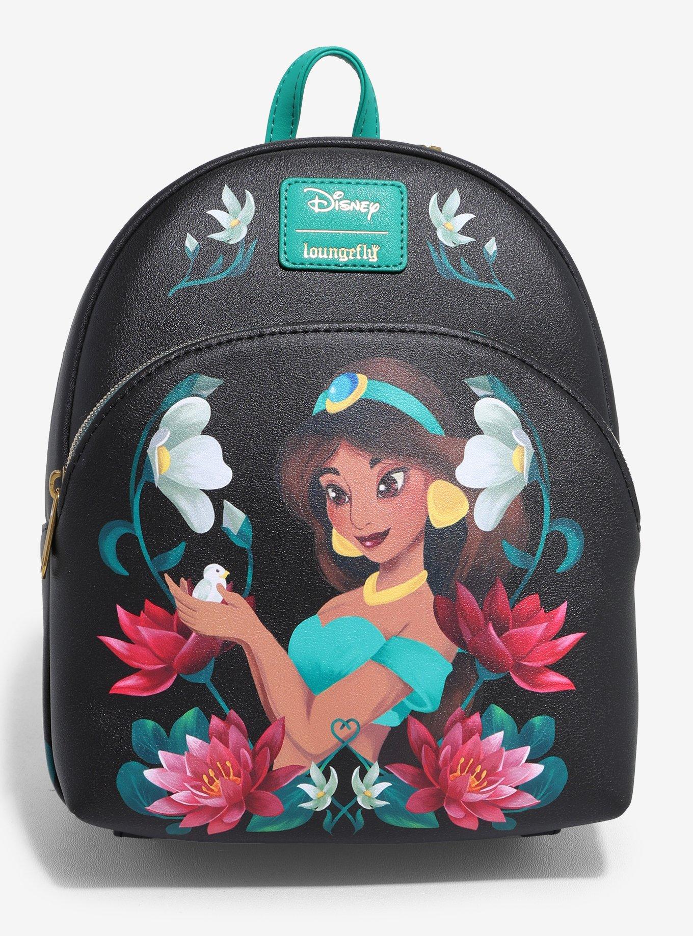 Loungefly Disney Aladdin Jasmine Floral Mini Backpack, , hi-res