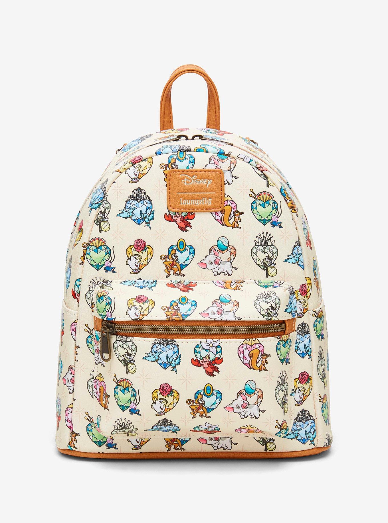Loungefly Disney Princess Sidekicks Gem Mini Backpack, , hi-res