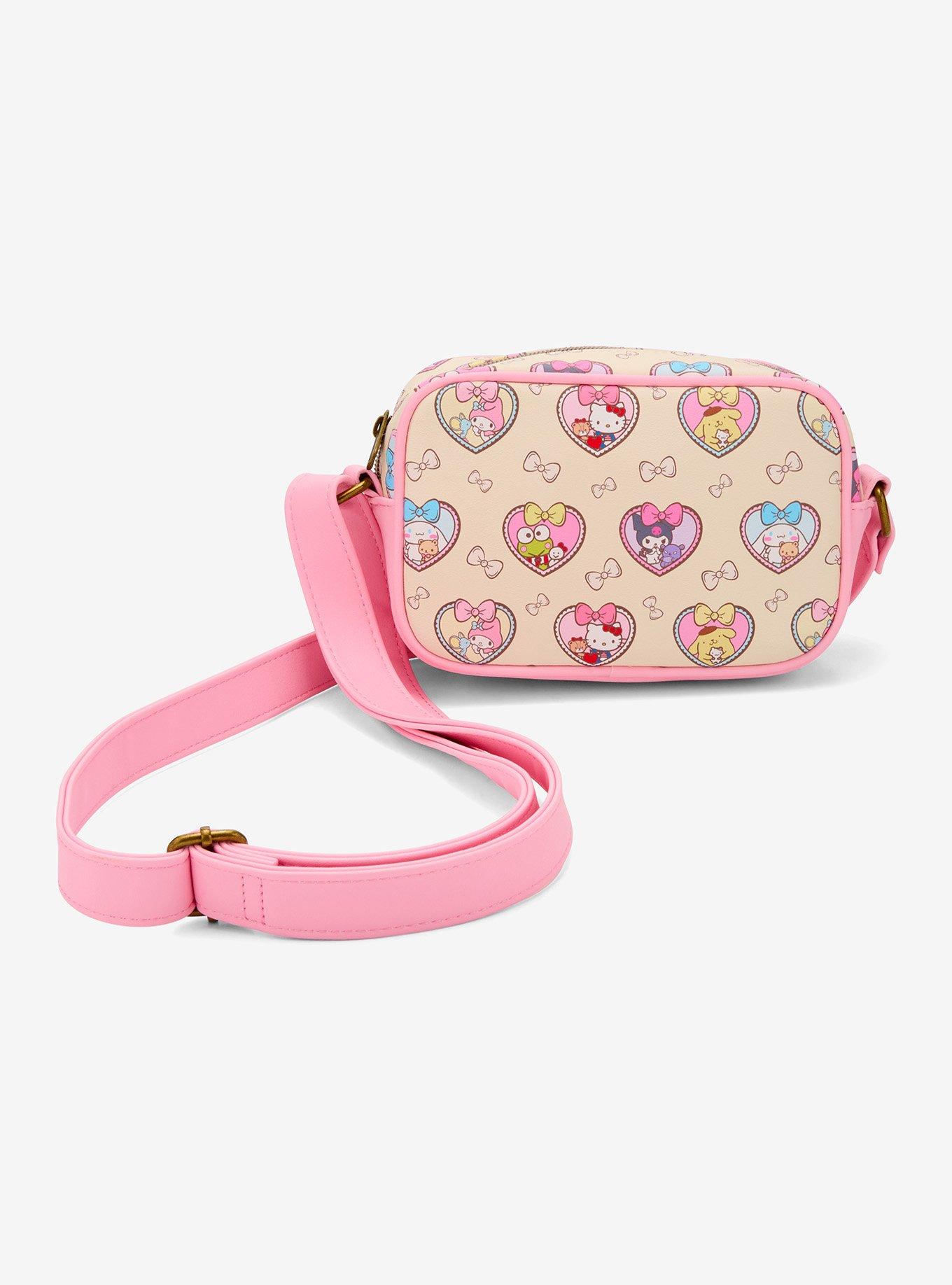 Loungefly Hello Kitty And Friends Bestie Hearts Camera Crossbody Bag, , hi-res