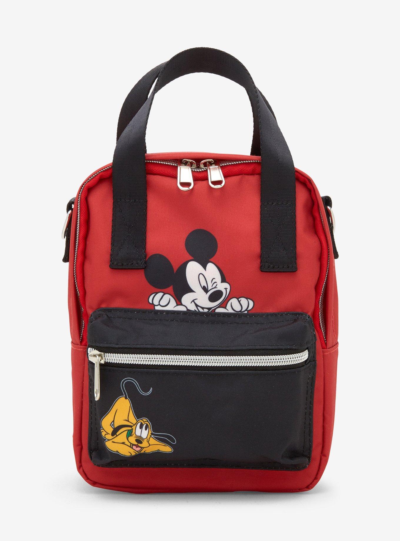 Loungefly Disney Mickey Mouse &amp; Pluto Mini Crossbody Bag