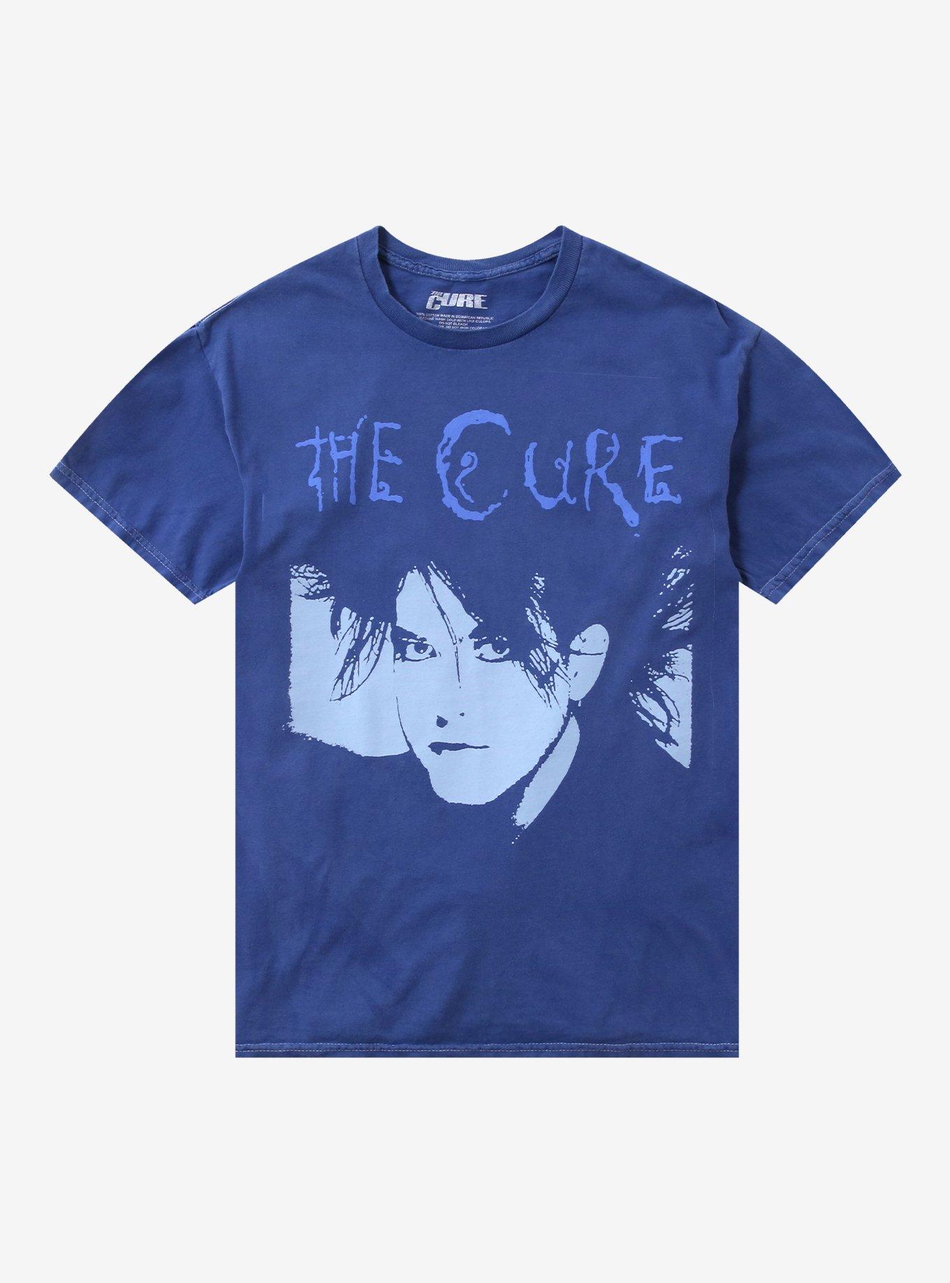 The Cure Portrait Blue T-Shirt, , hi-res