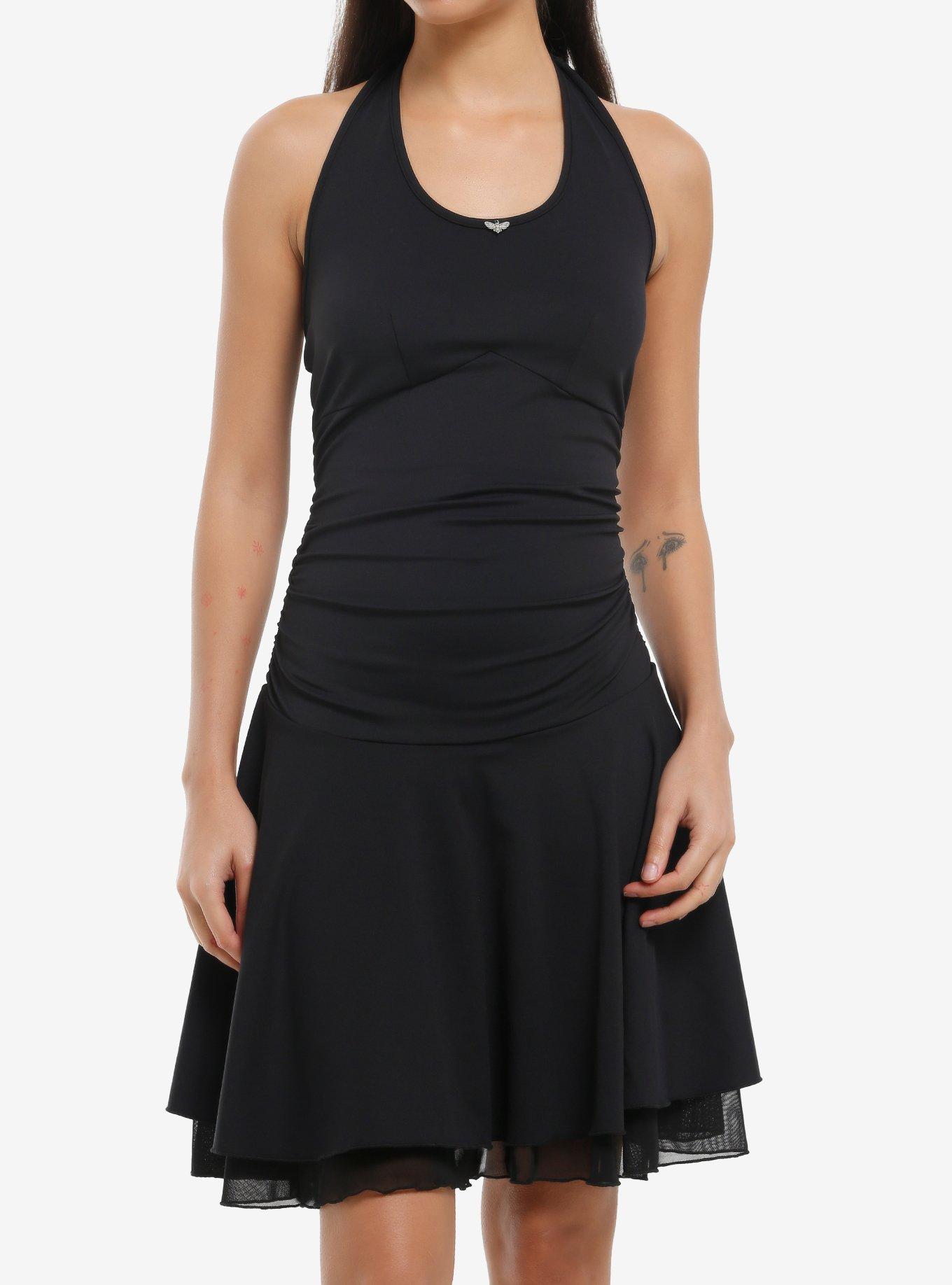 Cosmic Aura Death Moth Halter Dress, , hi-res