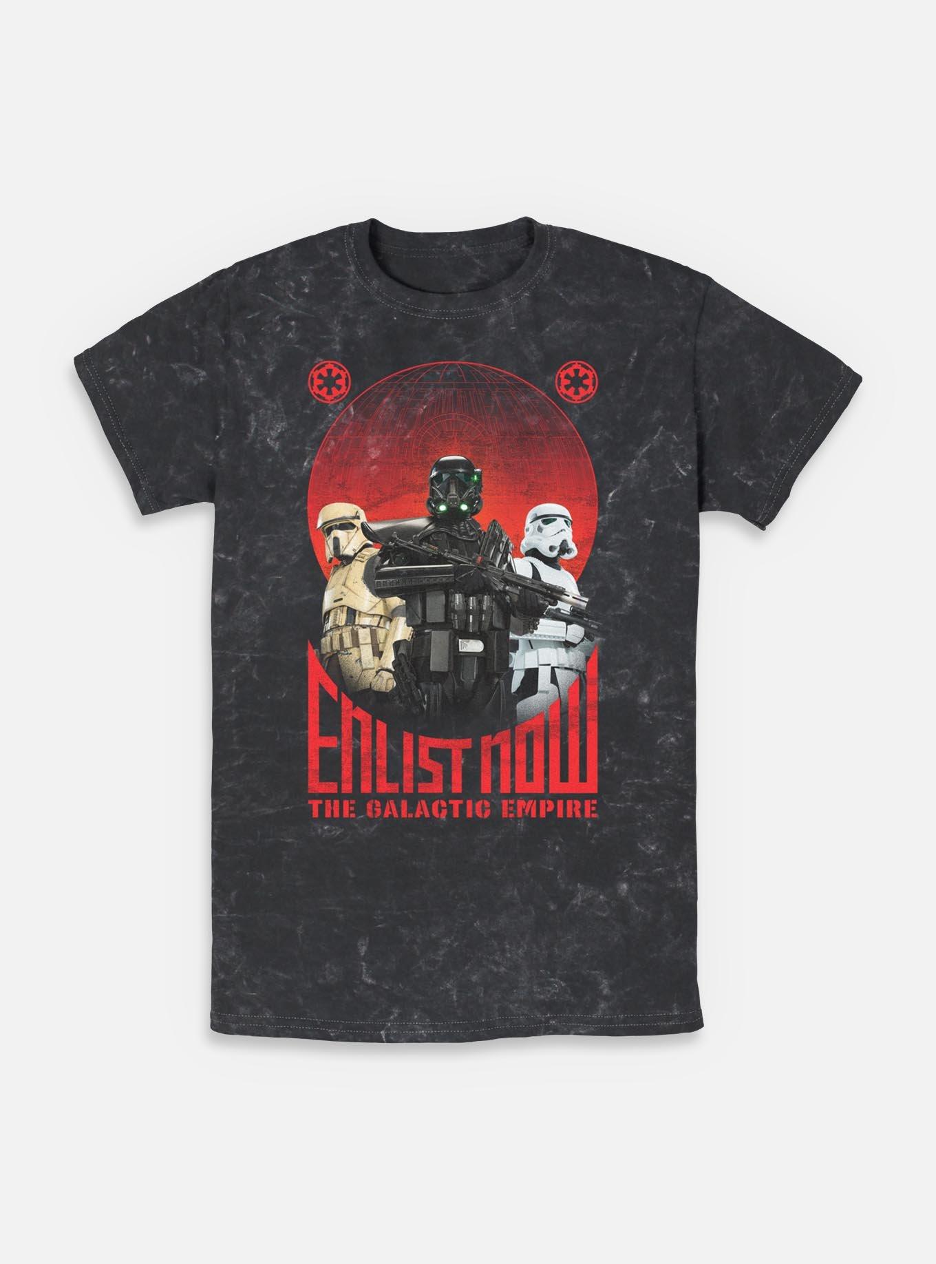 Star Wars Enlist Now Mineral Wash T-Shirt, , hi-res