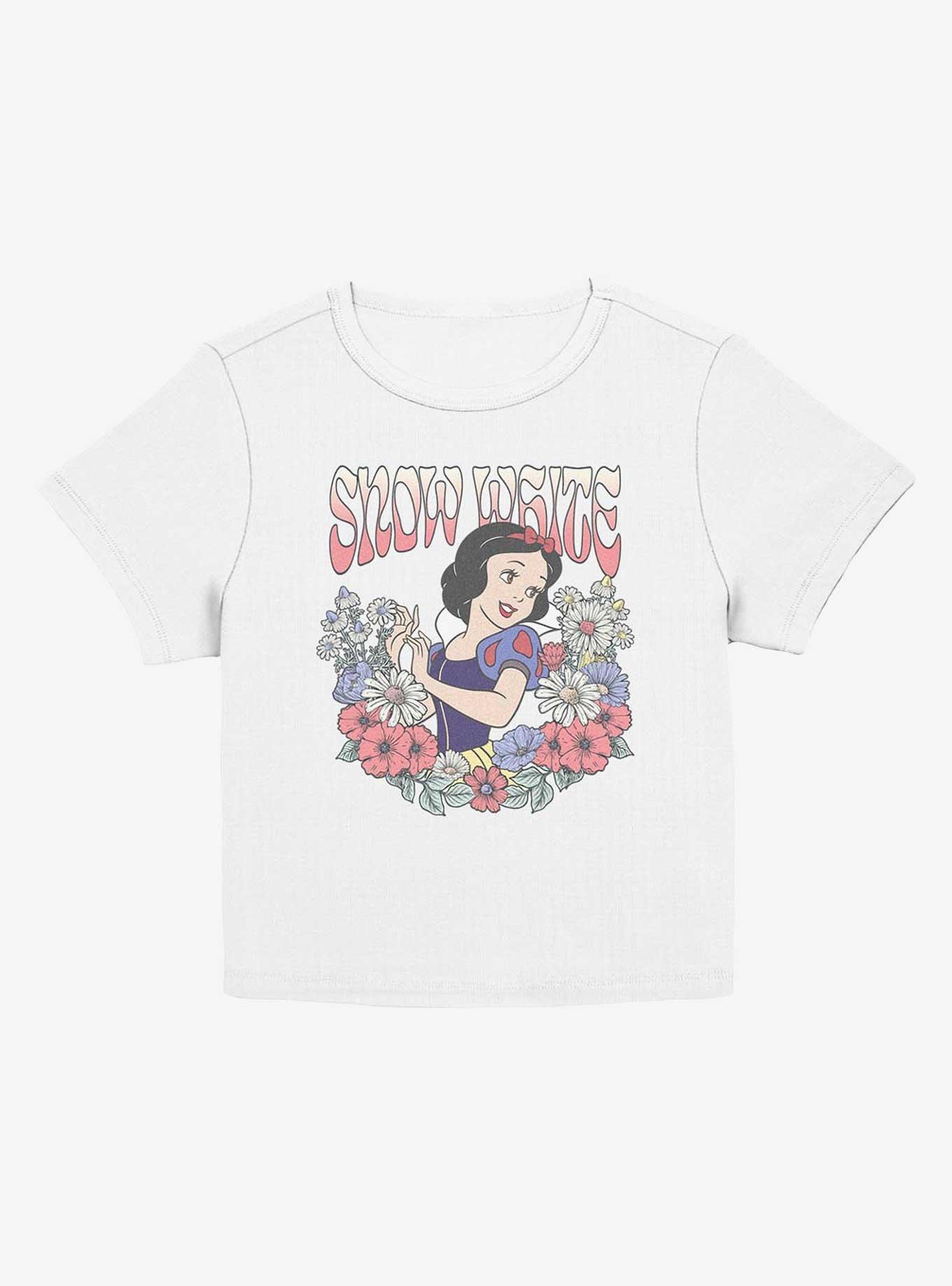 Disney Princesses Snow White Floral Wreath Girls Baby T-Shirt, EGRET, hi-res