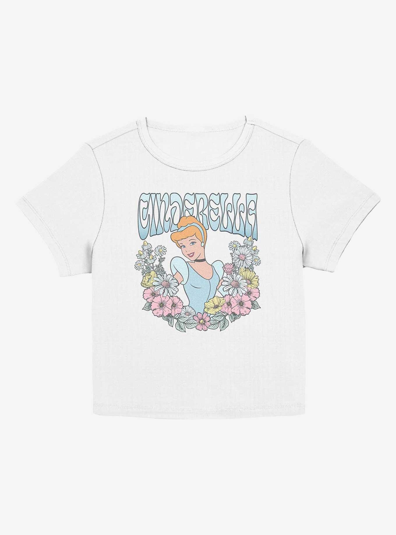 Disney Princesses Cinderella Floral Wreath Girls Baby T-Shirt, EGRET, hi-res