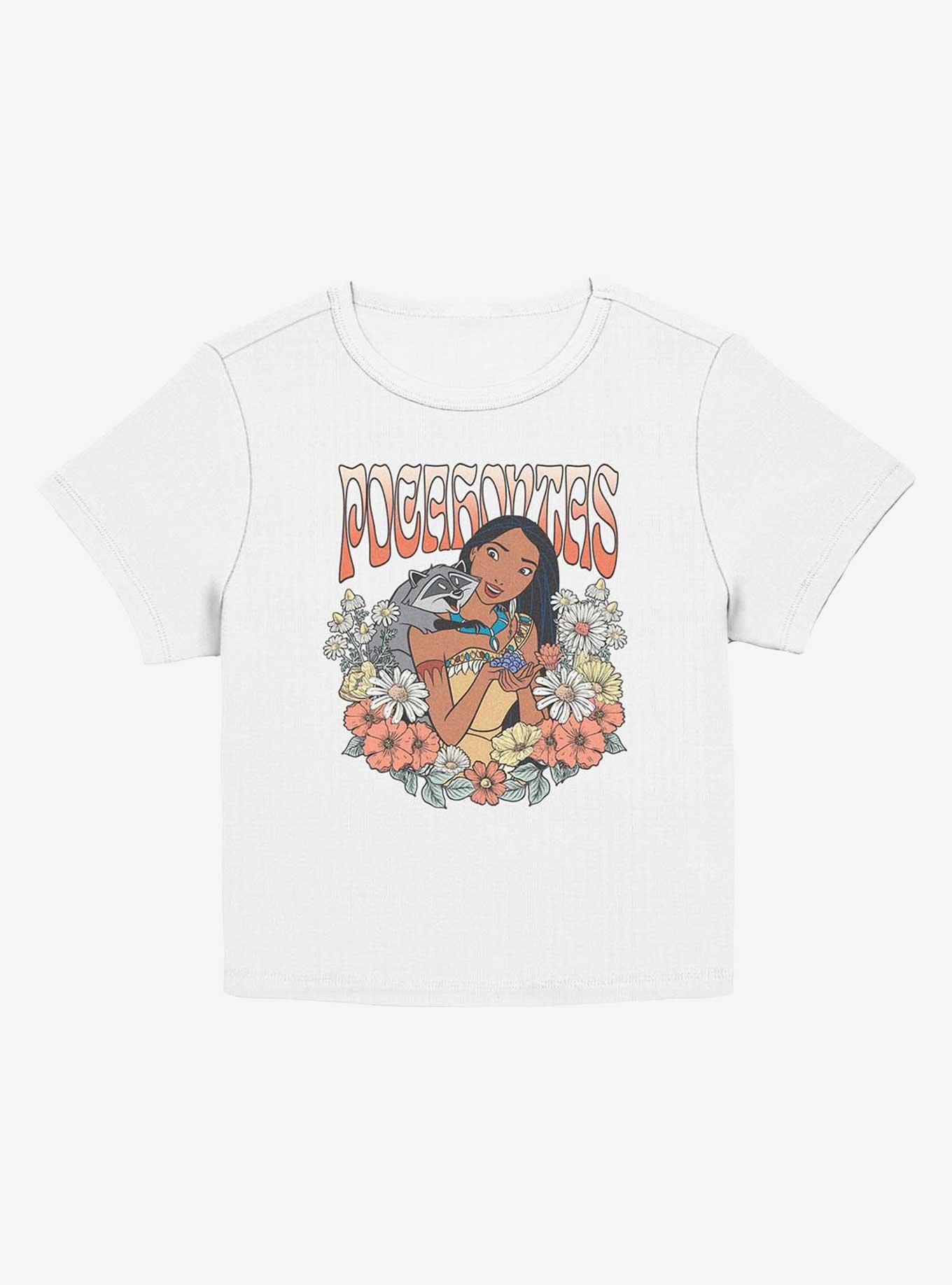 Disney Princesses Pocahontas Floral Wreath Girls Baby T-Shirt, EGRET, hi-res