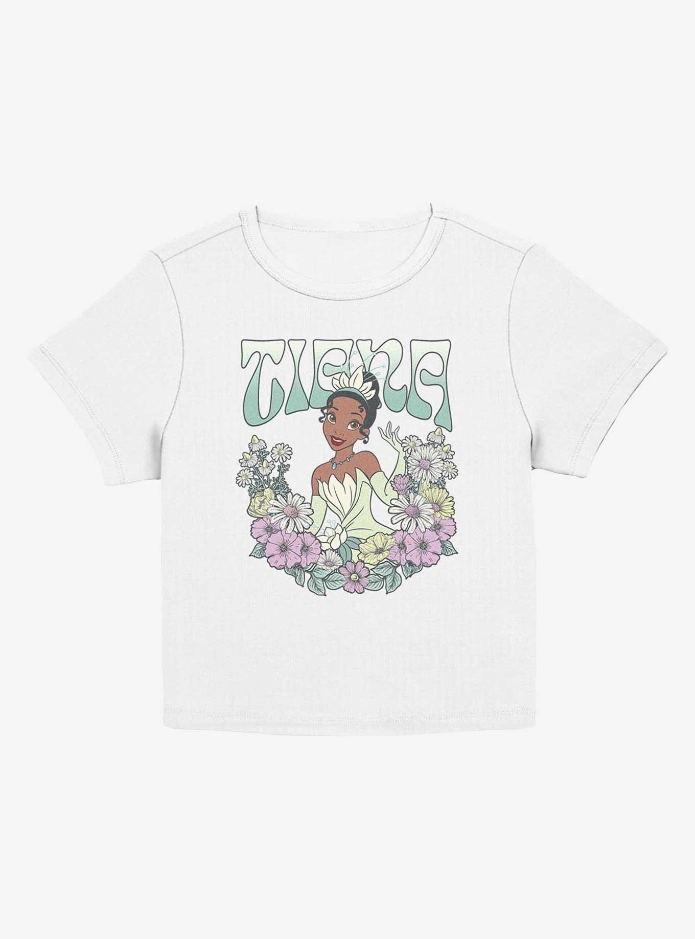 Disney Princesses Tiana Floral Wreath Girls Baby T-Shirt, EGRET, hi-res