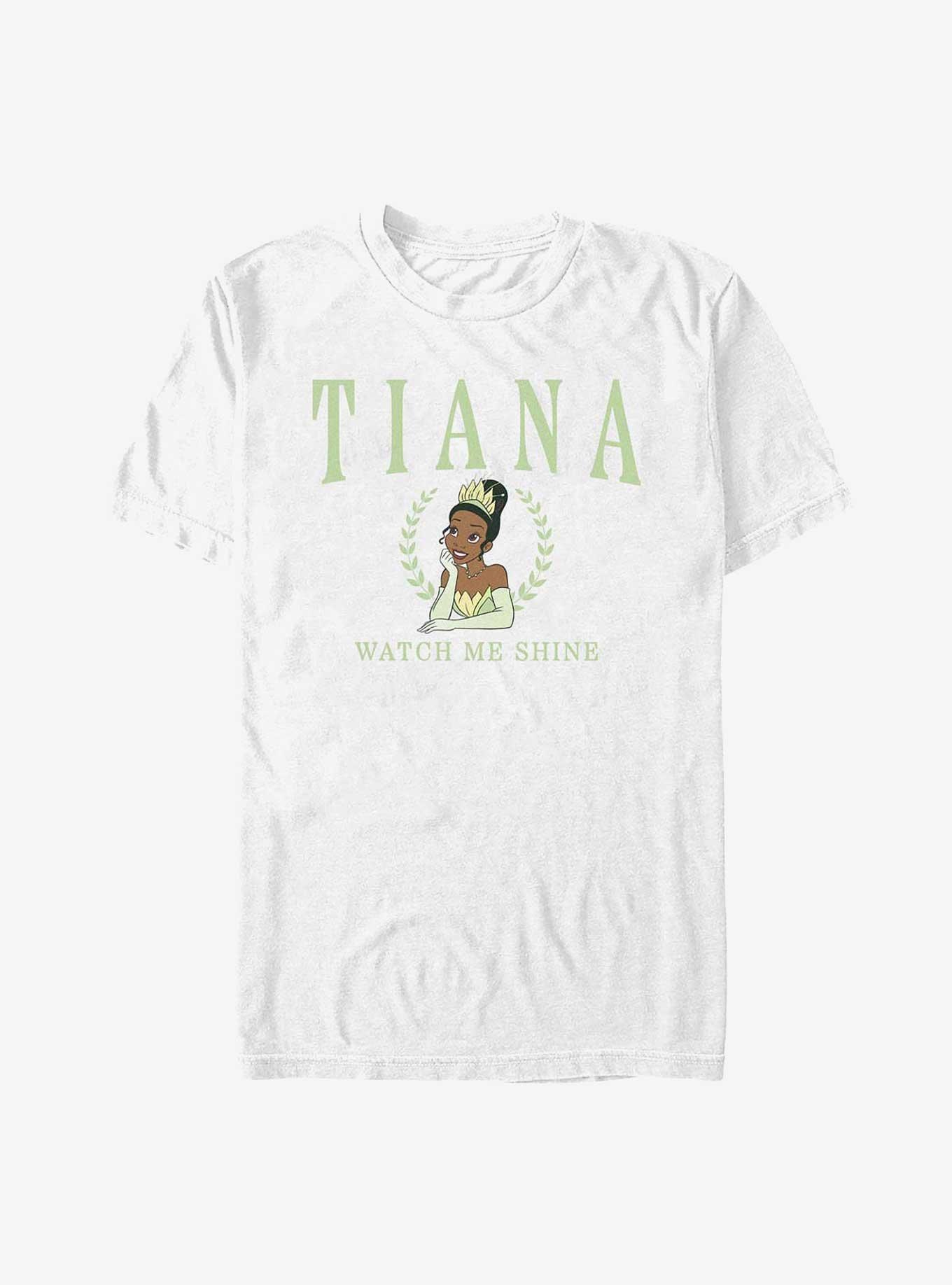 Disney Princesses Tiana Collegiate T-Shirt, WHITE, hi-res