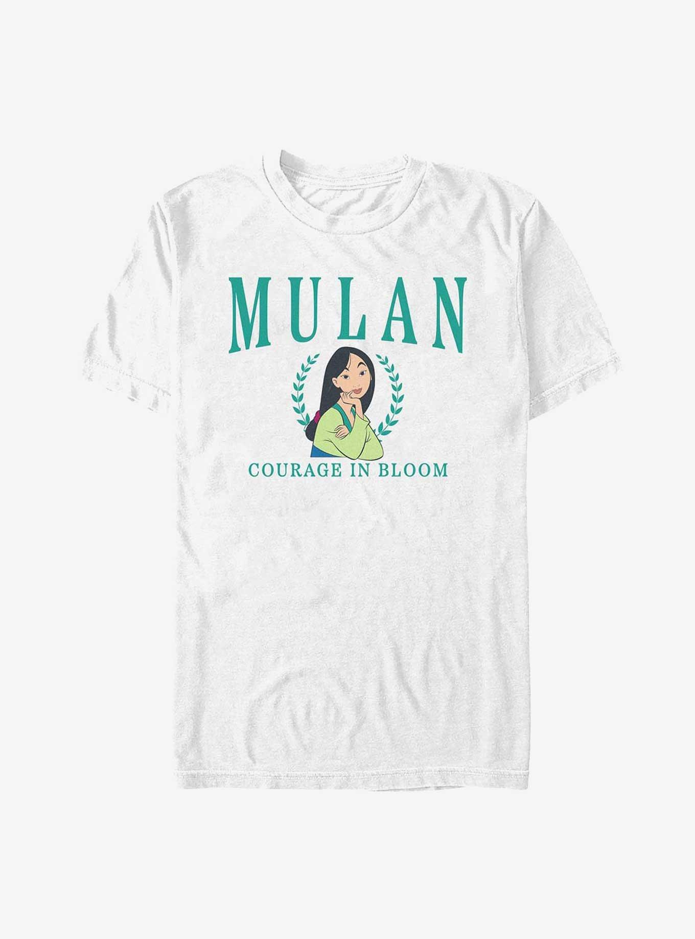 Disney Princesses Mulan Collegiate T-Shirt, WHITE, hi-res