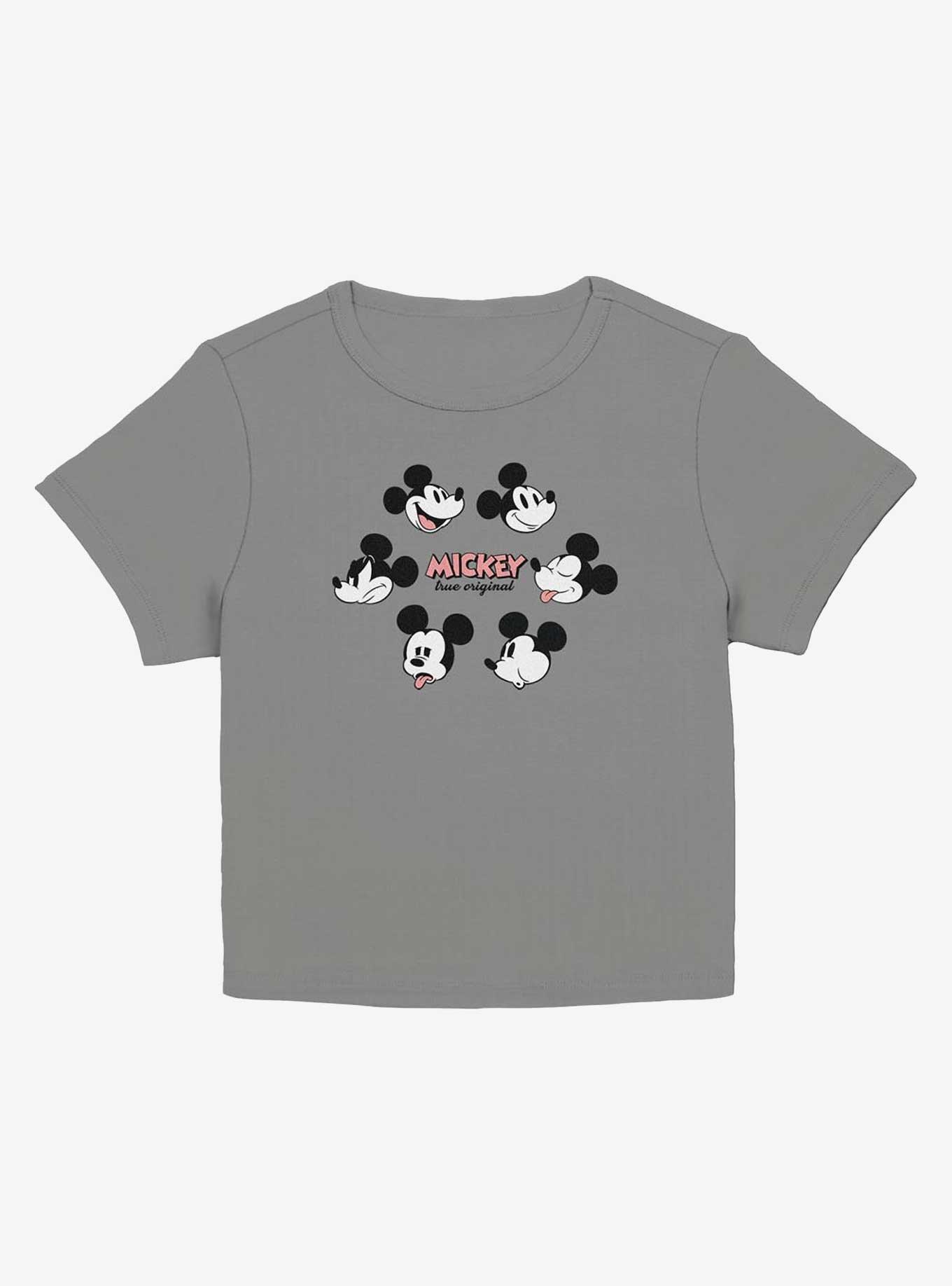 Disney Mickey Mouse Faces Girls Baby T-Shirt, CHARCOAL, hi-res