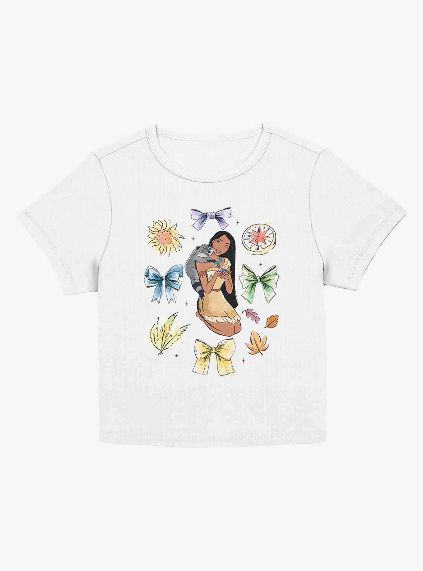 Disney Princesses Pocahontas Bows Girls Baby T-Shirt, , hi-res