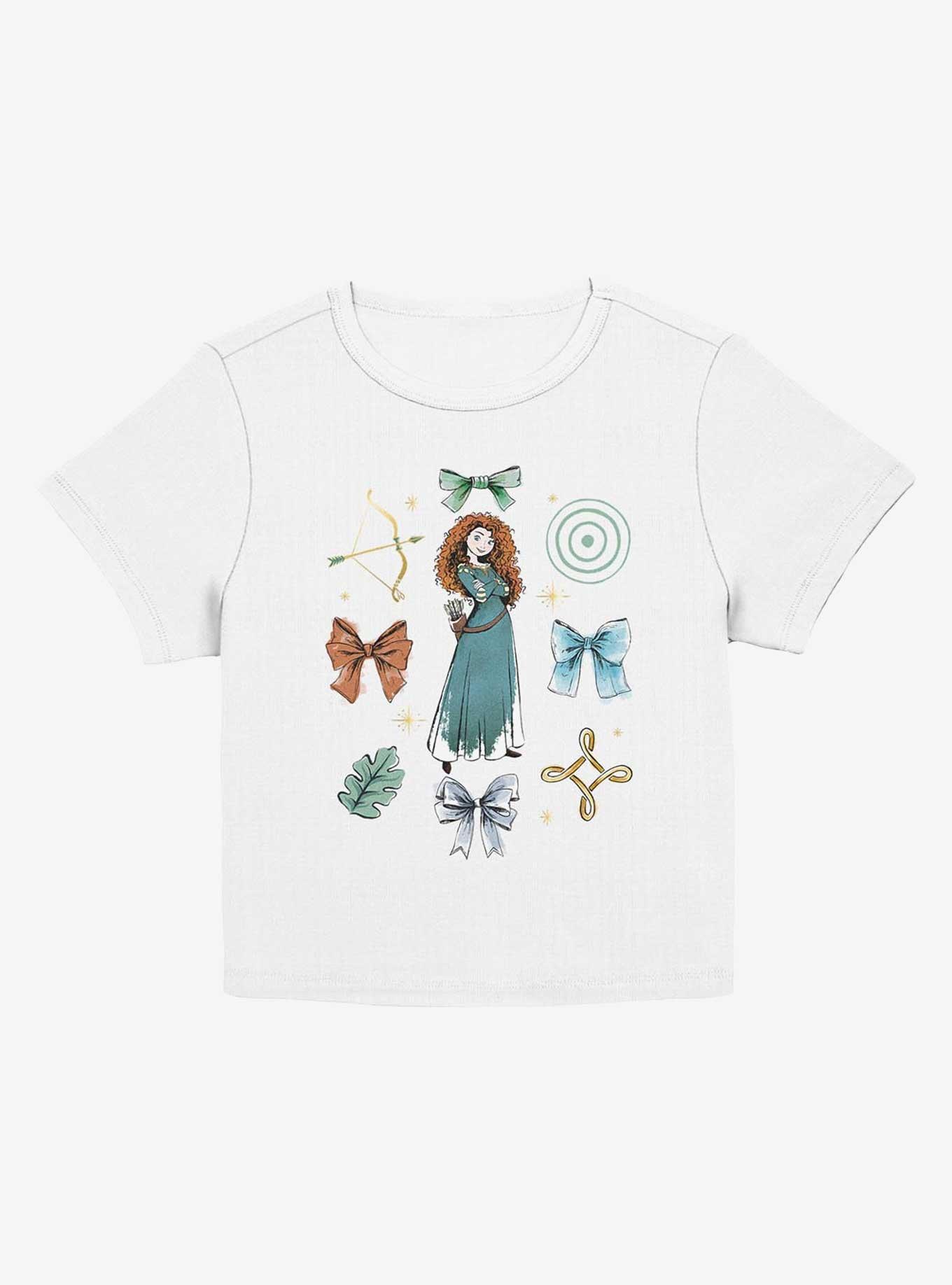 Disney Princesses Merida Bows Girls Baby T-Shirt, EGRET, hi-res