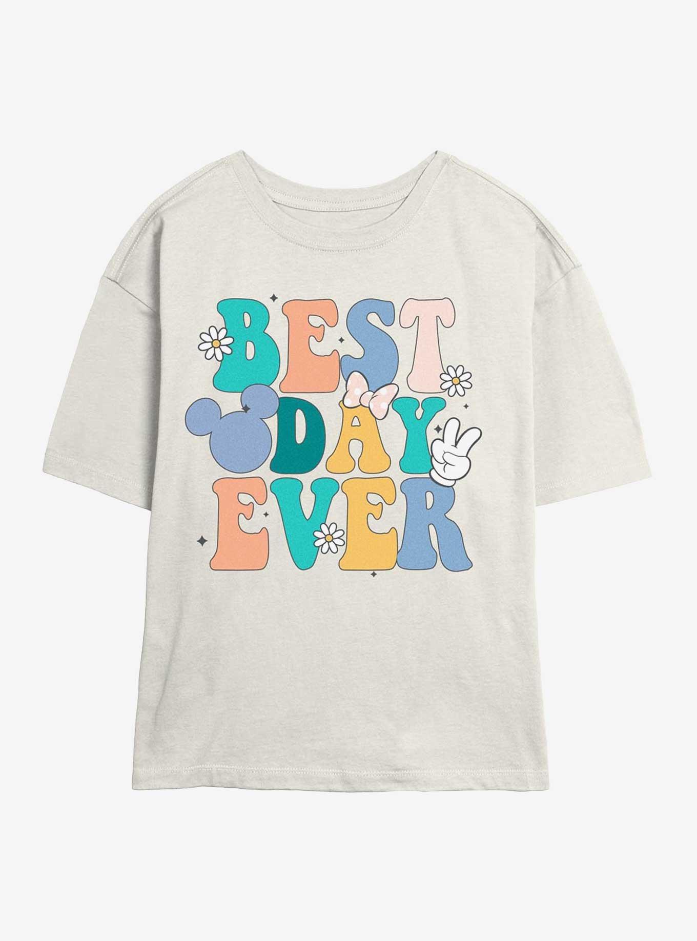 Disney Mickey Mouse Best Day Ever Girls Skimmer T-Shirt, , hi-res