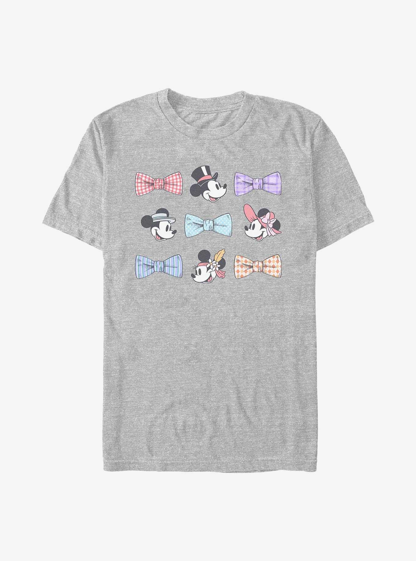 Disney Mickey Mouse Bows T-Shirt, ATH HTR, hi-res