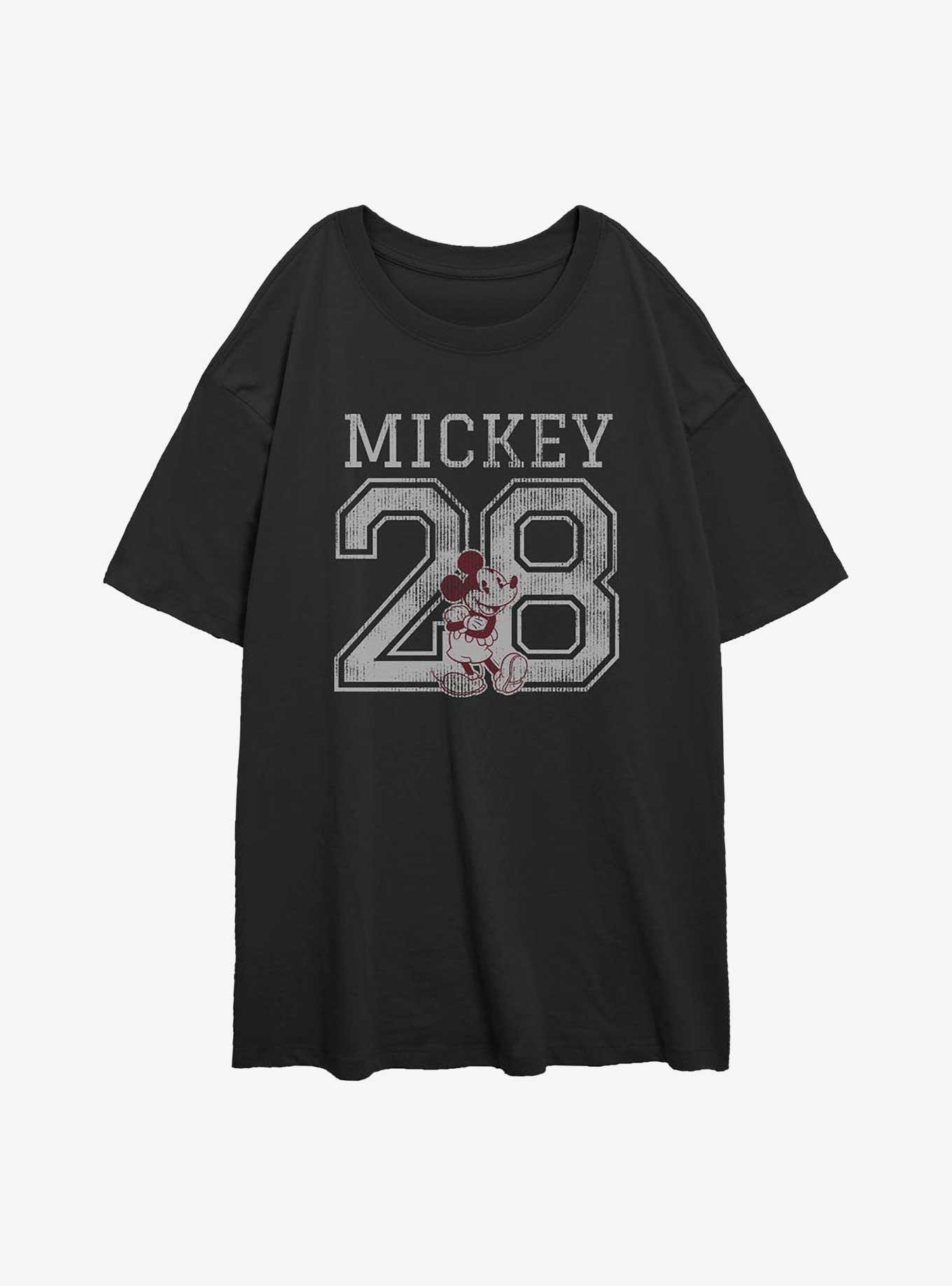Disney Mickey Mouse Mickey 28 Girls Oversized T-Shirt, BLACK, hi-res