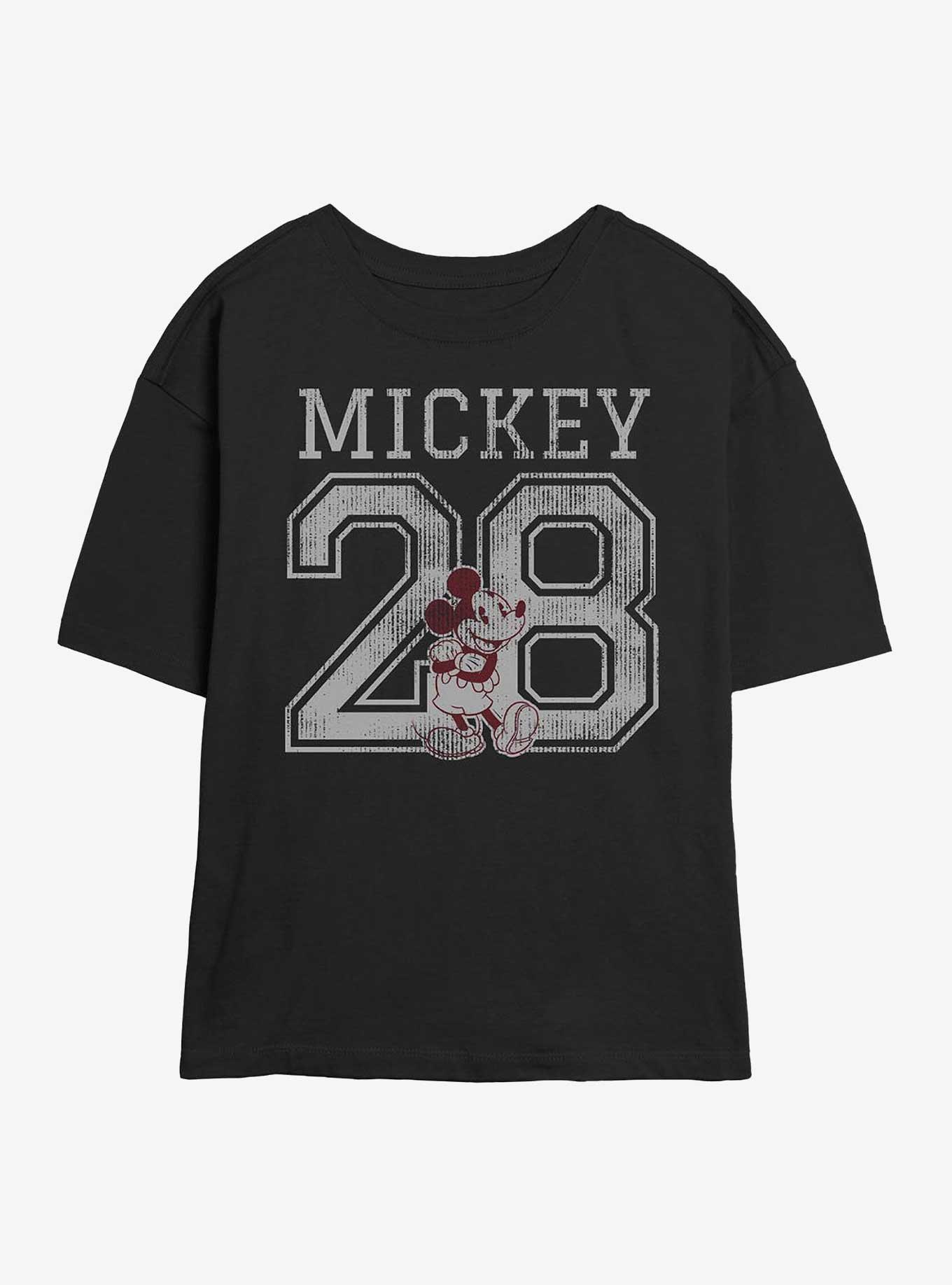 Disney Mickey Mouse Mickey 28 Girls Skimmer T-Shirt, BLACK, hi-res