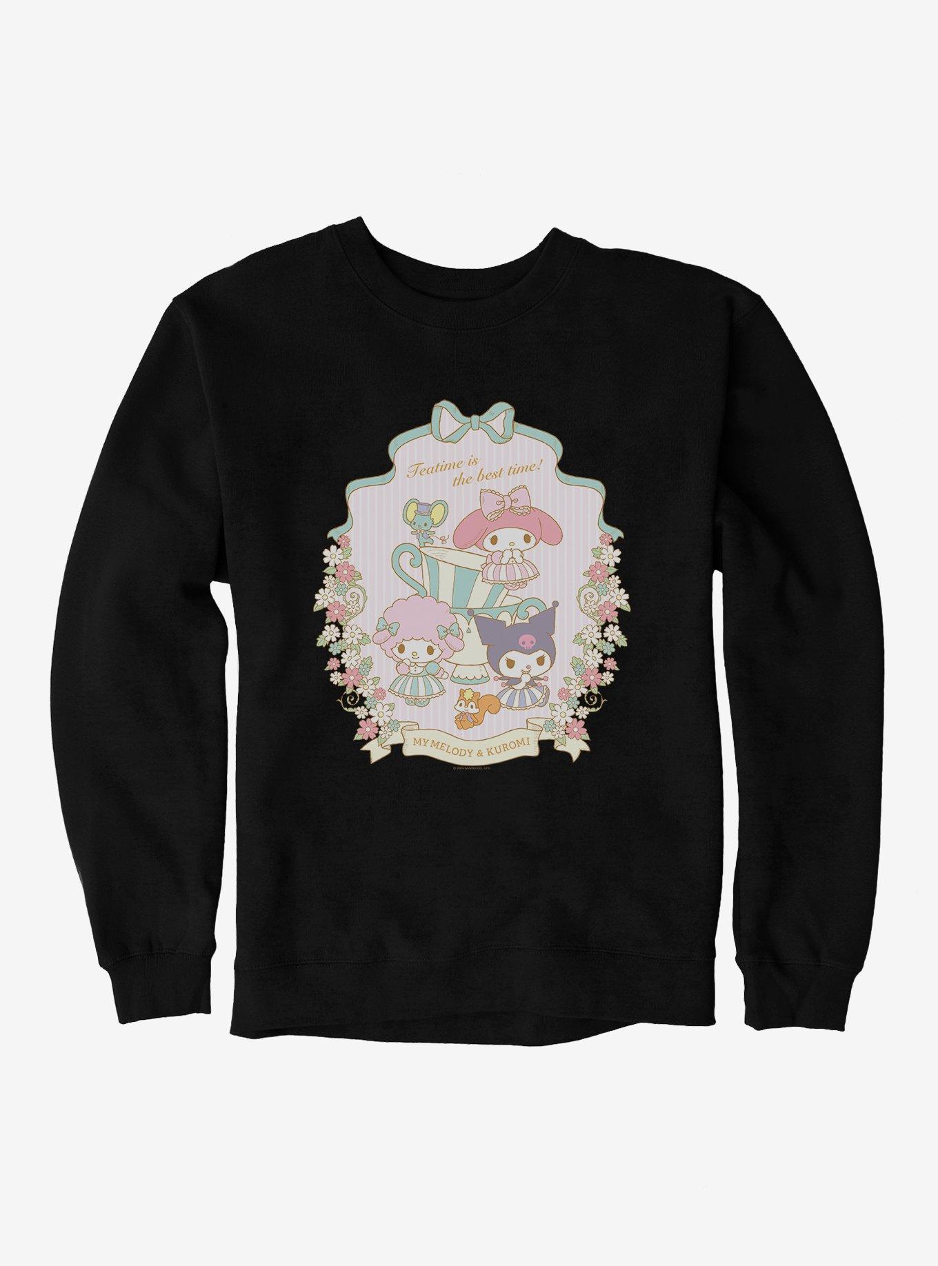 My Melody & Kuromi Teatime Is The Best Time Sweatshirt, , hi-res