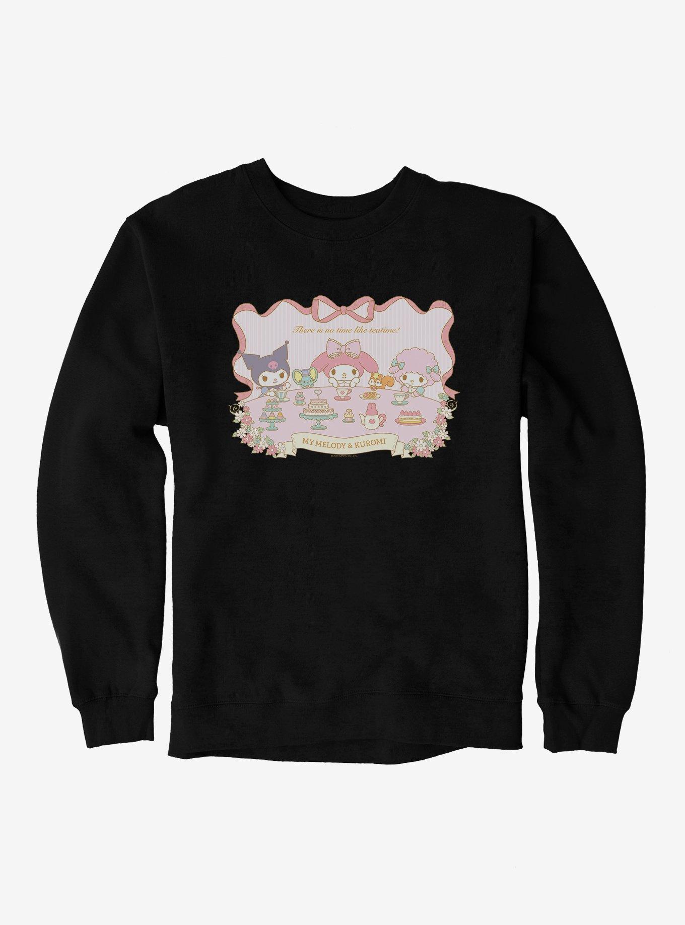 My Melody & Kuromi No Time Like Teatime Sweatshirt, , hi-res