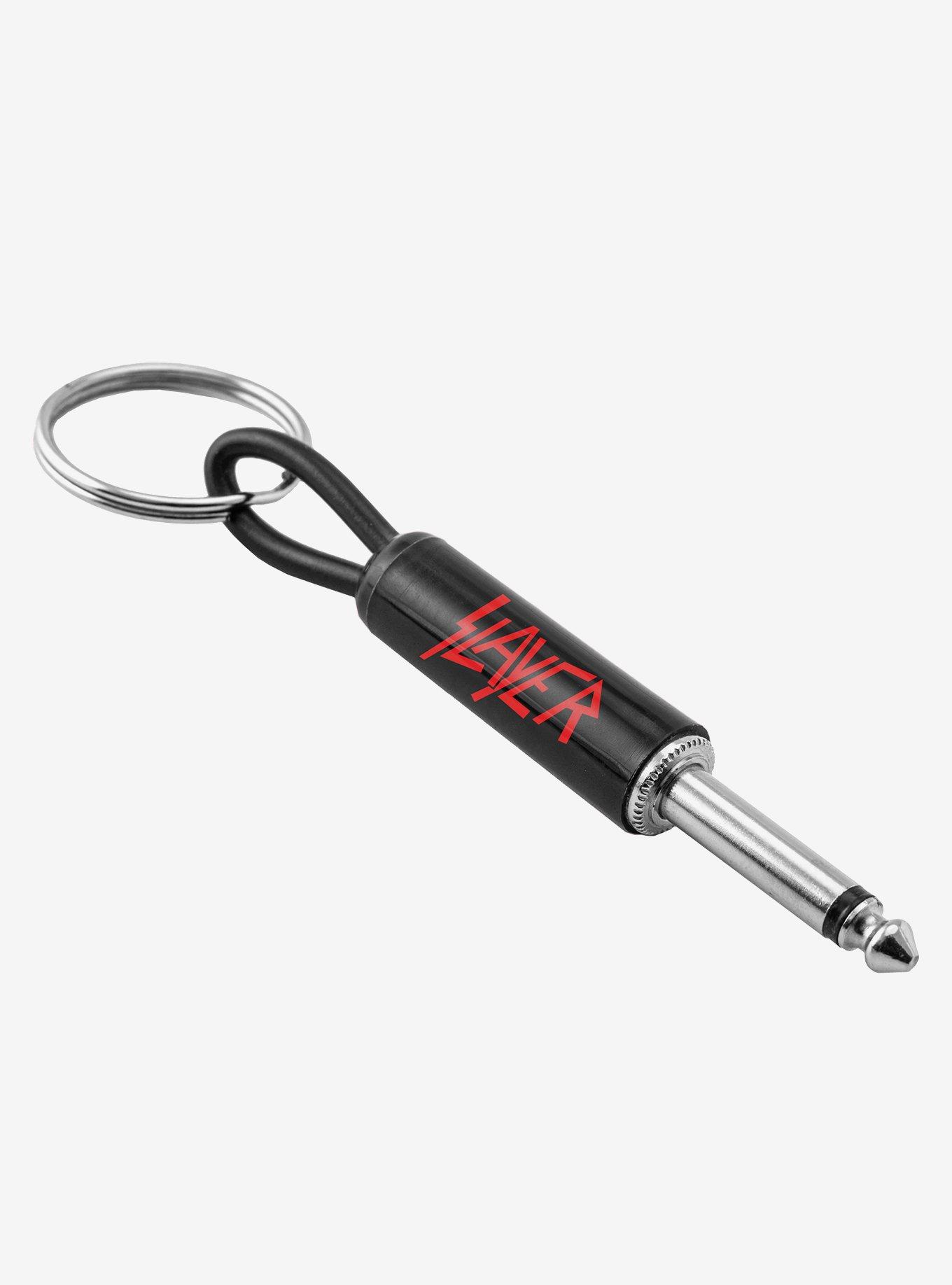 Slayer Red Logo Guitar Plug Keychain (4 Pack), , hi-res