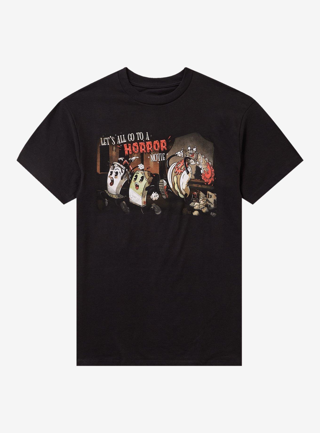 Spicy Donut Horror Movie Time T-Shirt, , hi-res