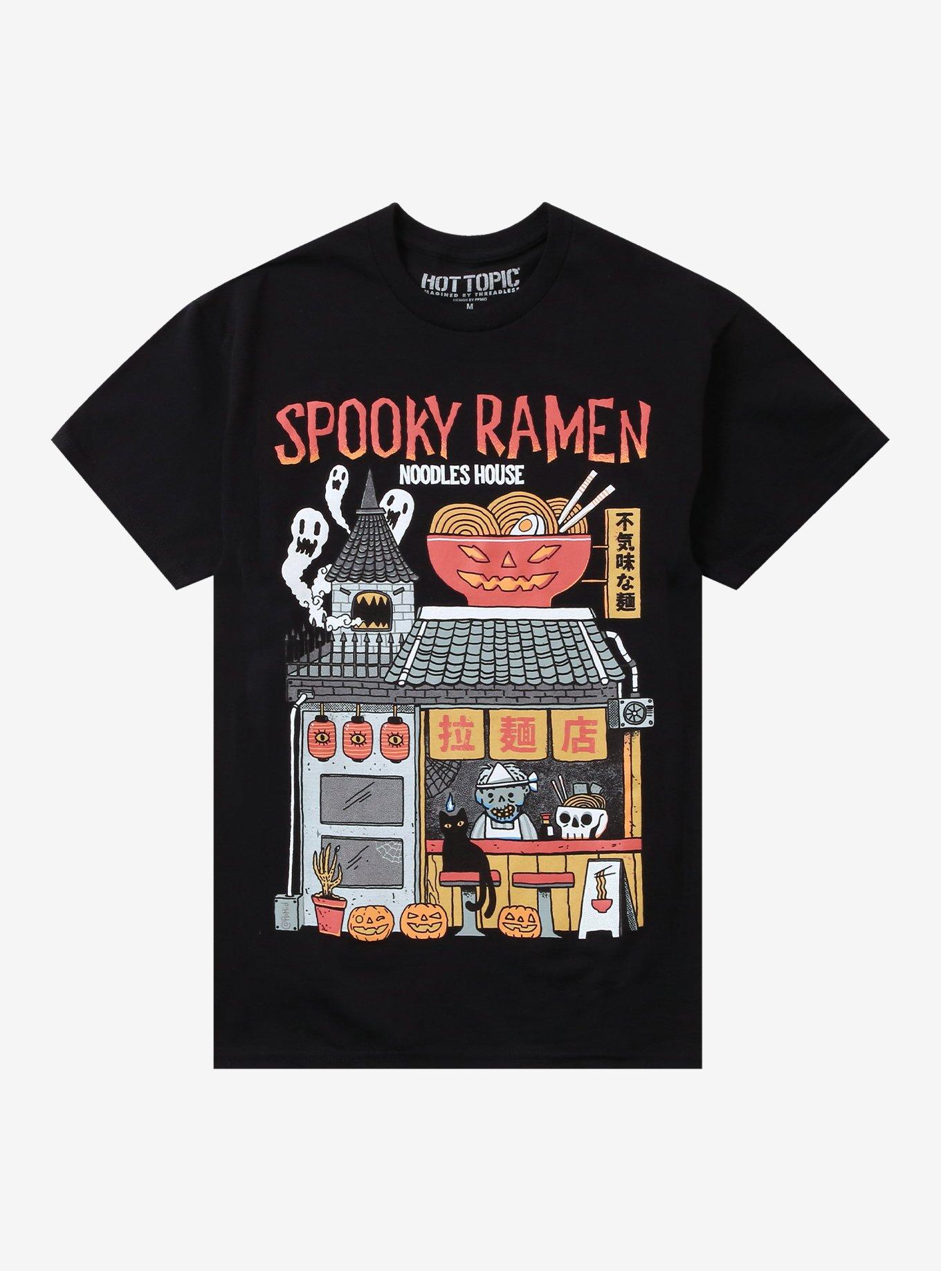 Spooky Ramen Noodle House T-Shirt By PPMid, , hi-res