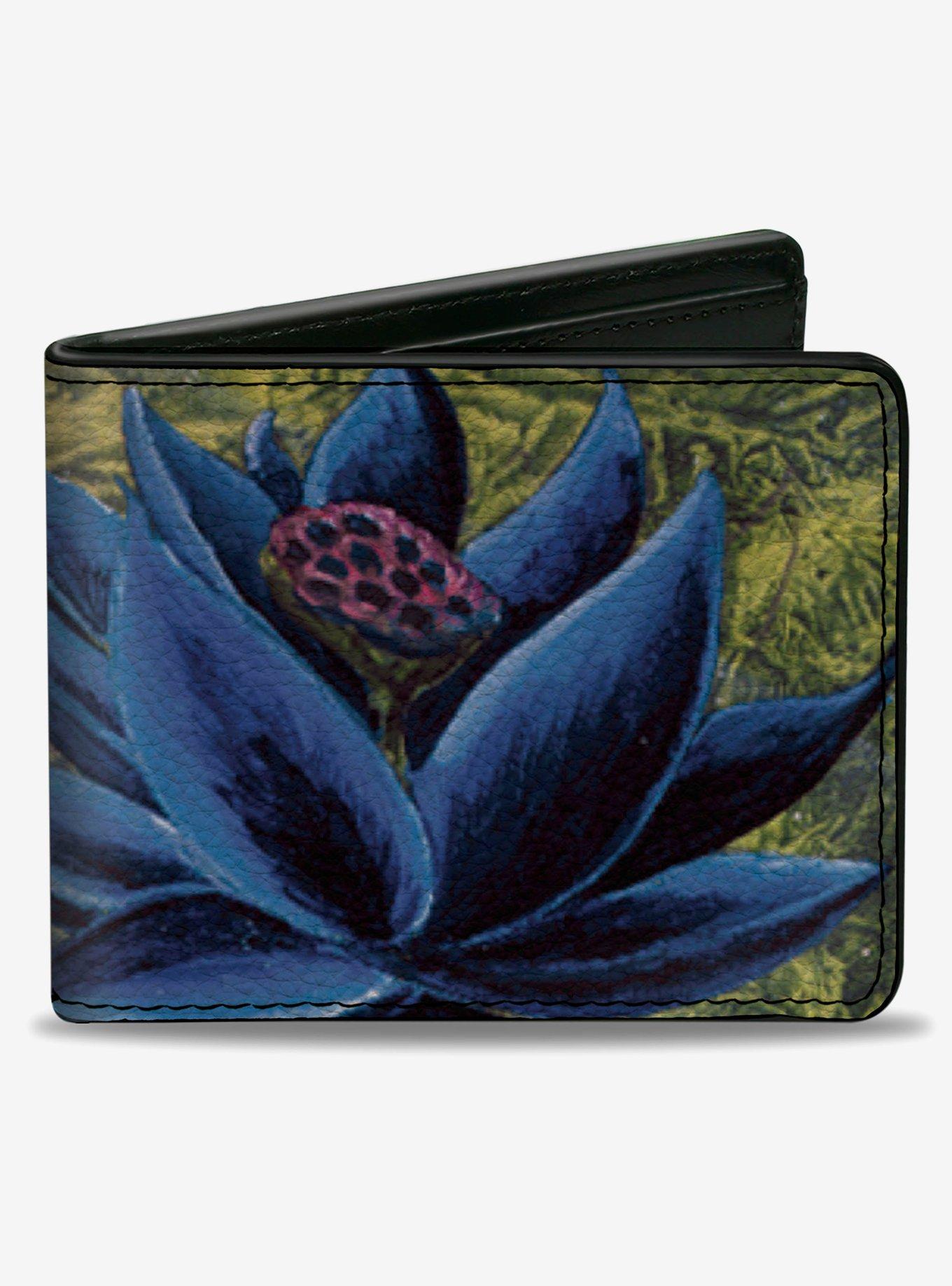 Magic: The Gathering Black Lotus Card Image and Title Logo Bifold Wallet, , hi-res