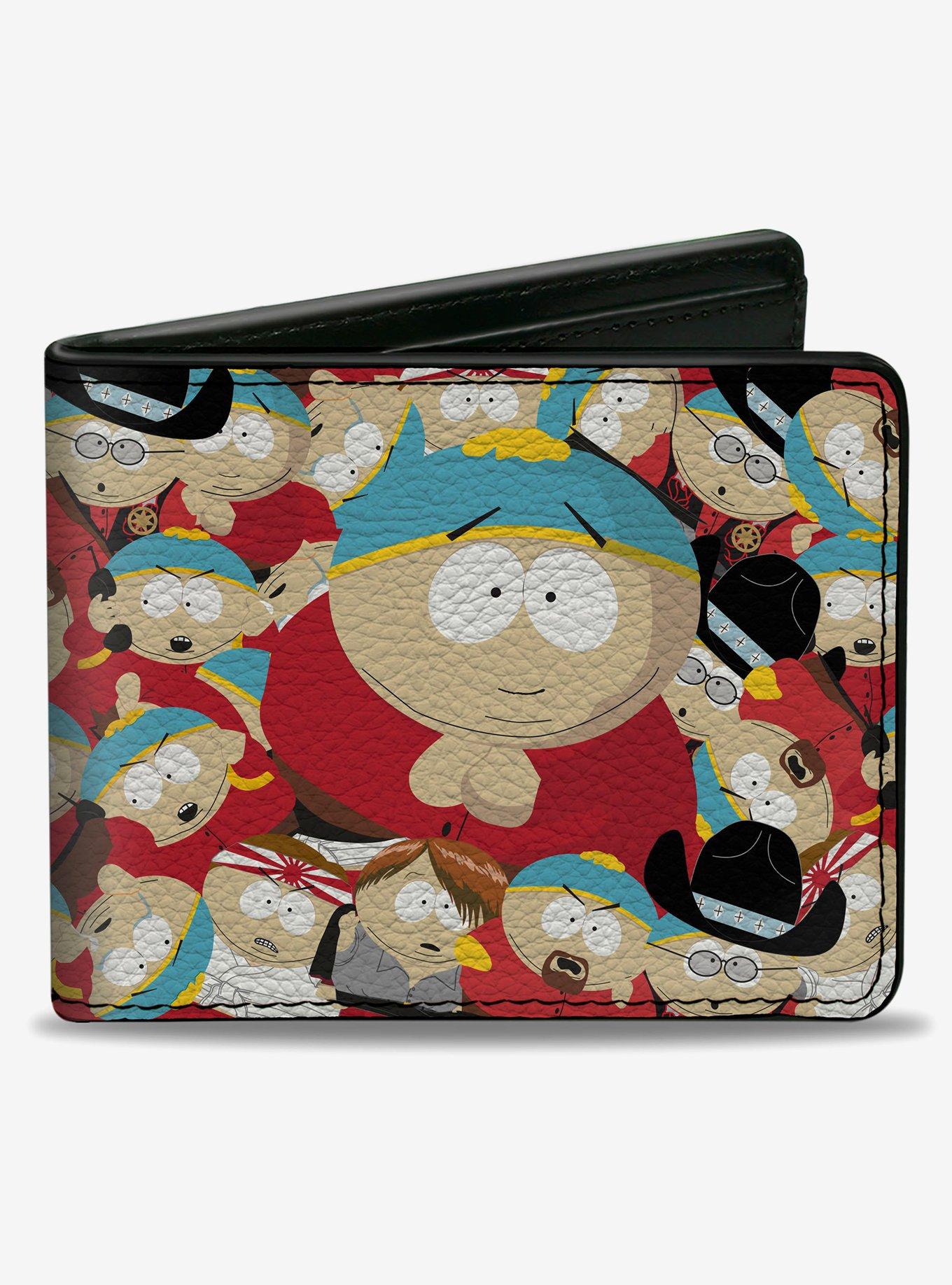South Park Eric Cartman Poses Stacked Bifold Wallet, , hi-res