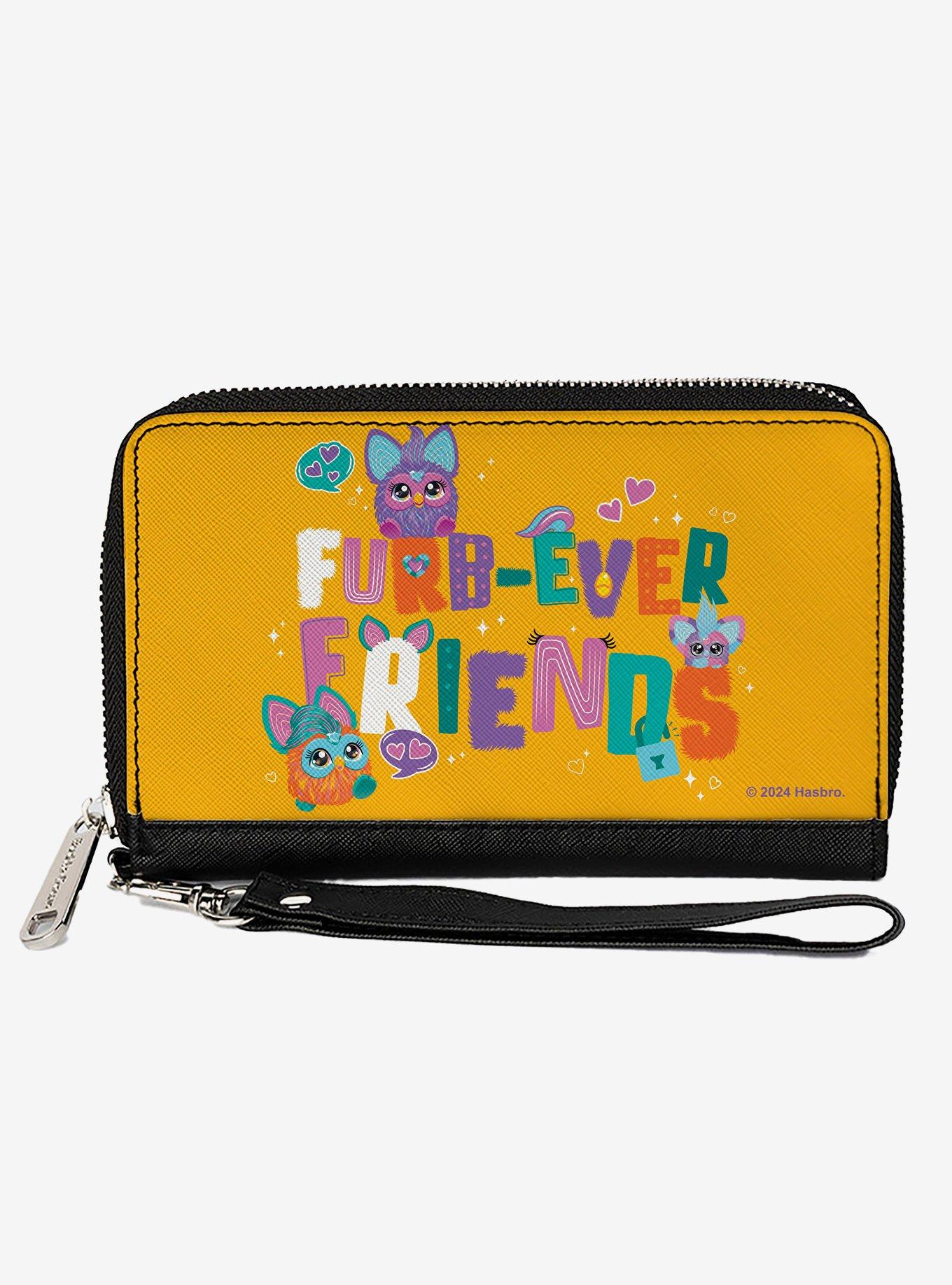 Furby Furb Ever Friends Group Pose Zip Around Wallet, , hi-res