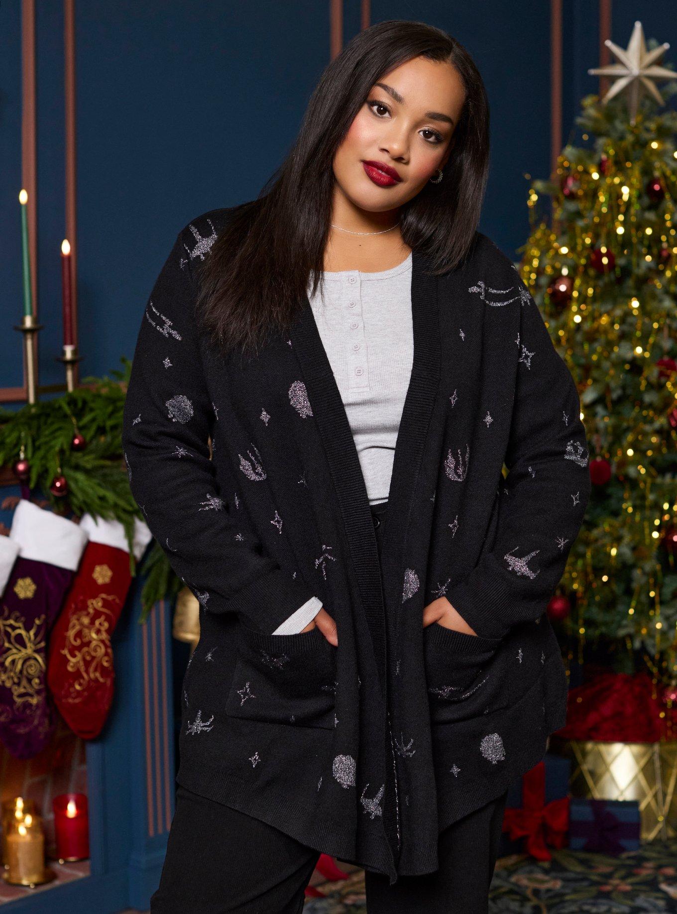 Her Universe Star Wars Millennium Falcon Draped Cardigan Plus Size Her Universe Exclusive, , hi-res