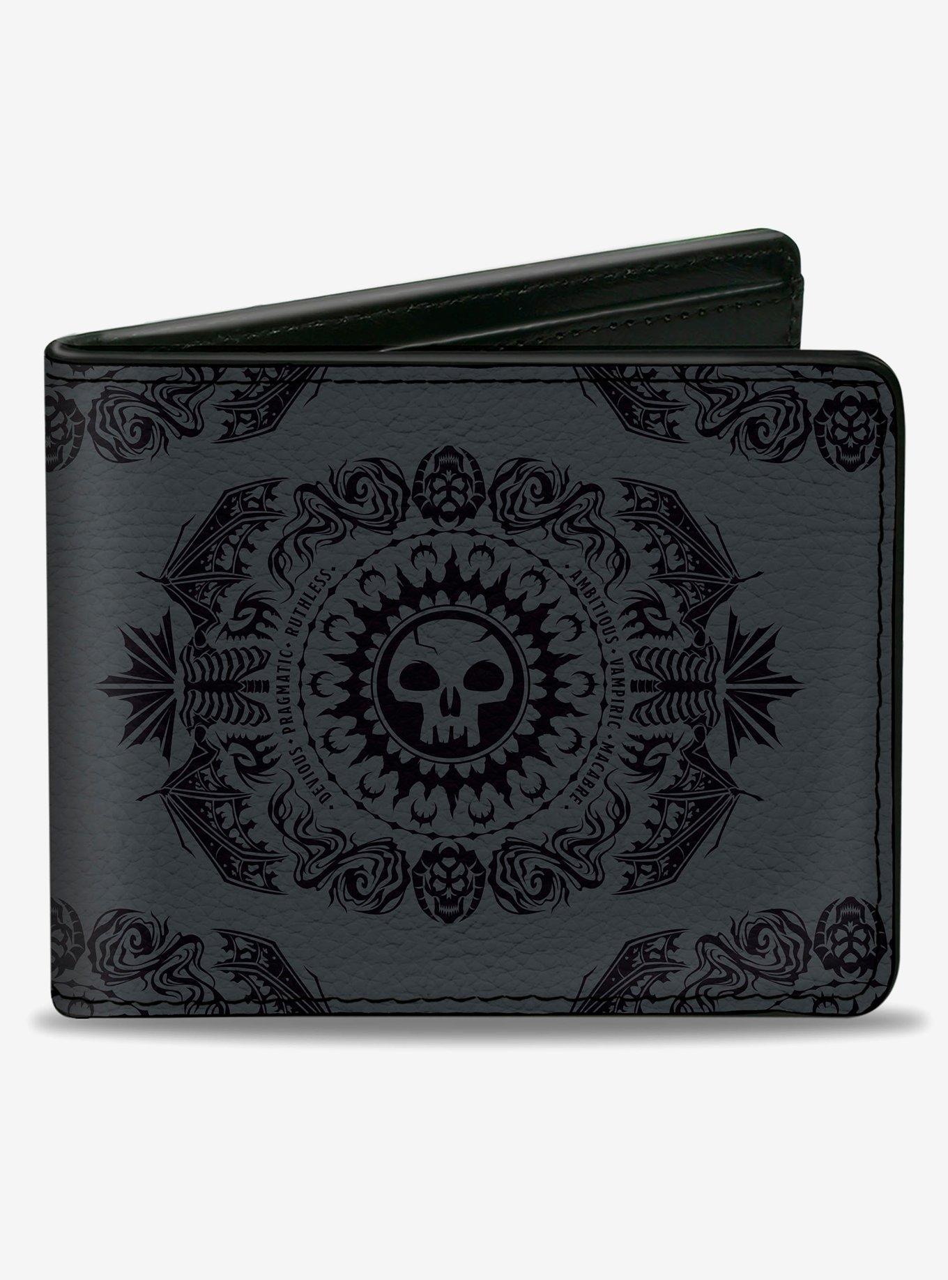 Magic: The Gathering Planeswalker Swamp Mana Traits Bifold Wallet, , hi-res