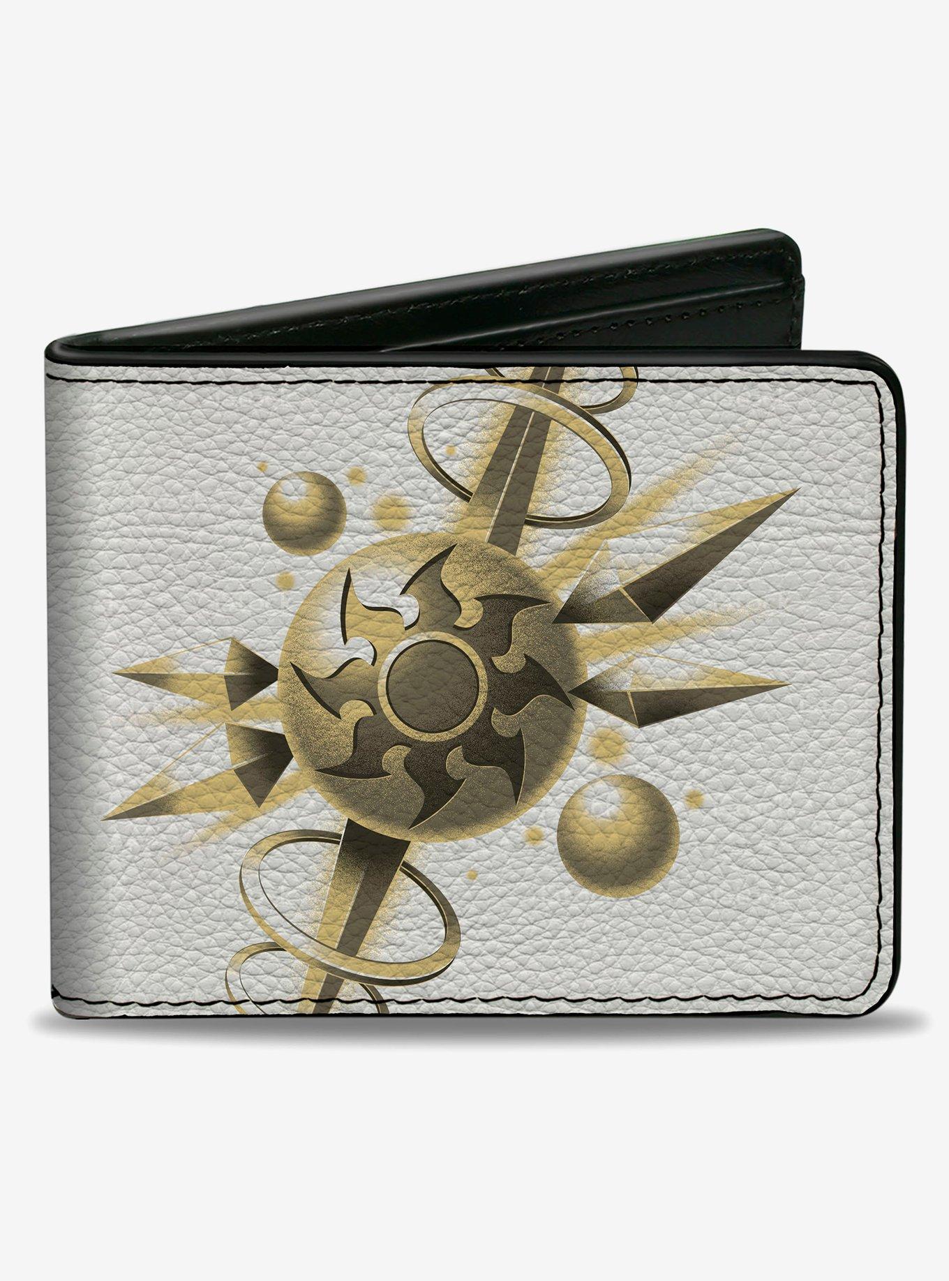 Magic: The Gathering White Mana Sun Icon and Logo Bifold Wallet, , hi-res