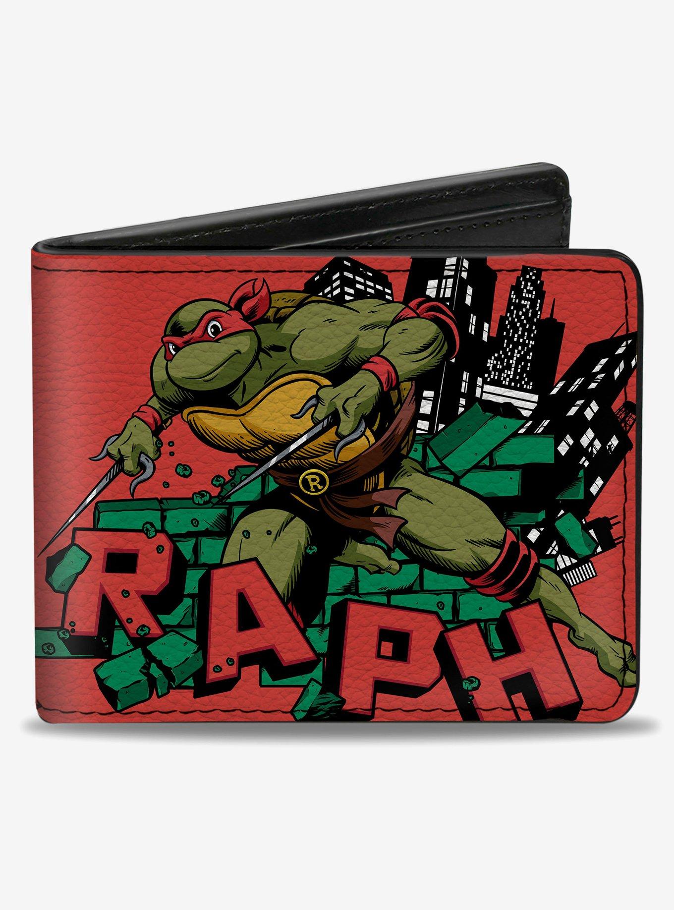 Teenage Mutant Ninja Turtles Raph Action Pose Bifold Wallet, , hi-res