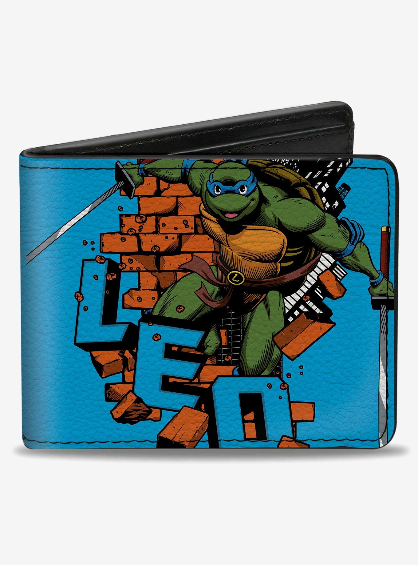 Teenage Mutant Ninja Turtles Leo Action Pose Bifold Wallet, , hi-res