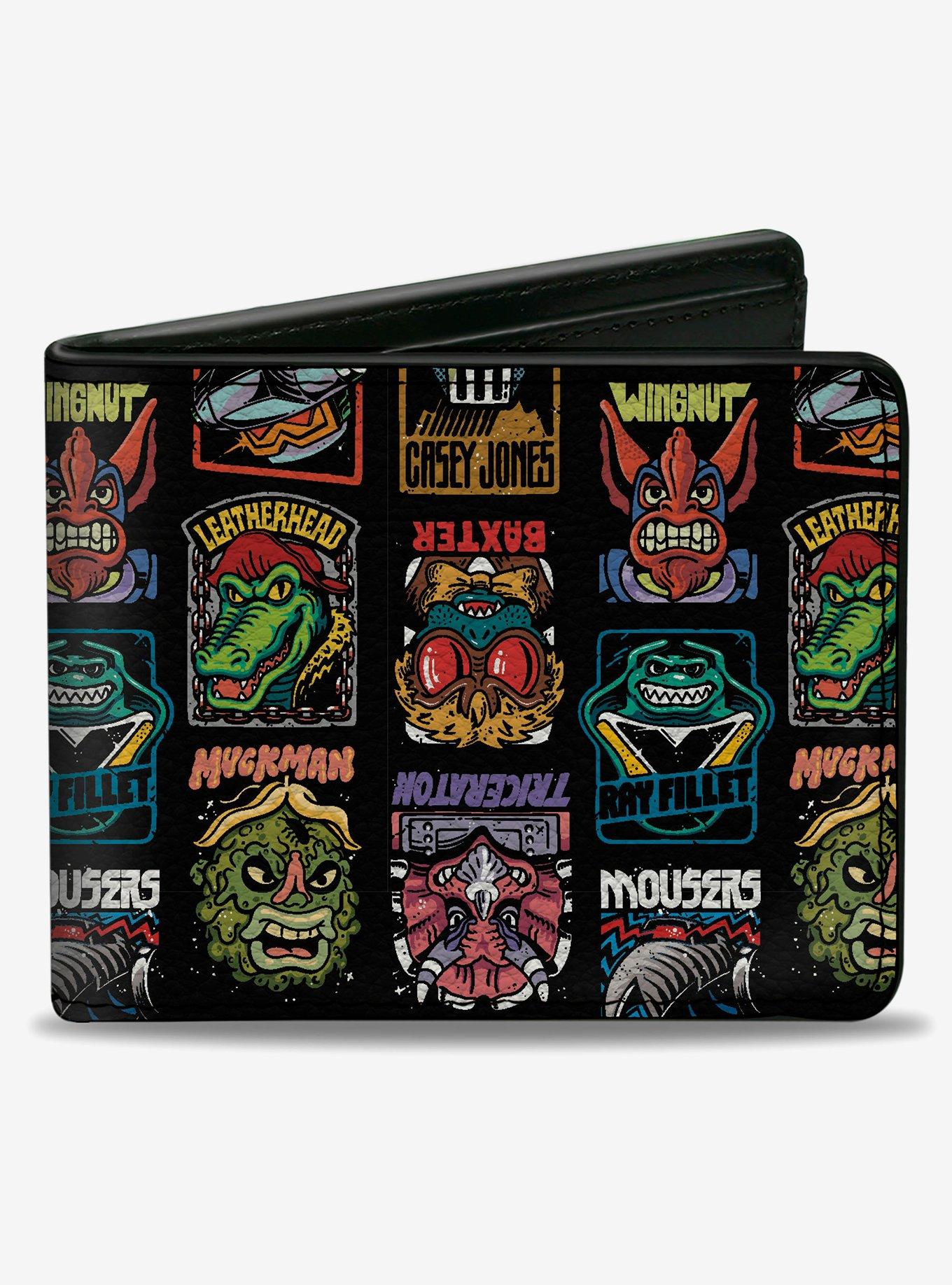 Teenage Mutant Ninja Turtles Allies and Villains Poses Bifold Wallet, , hi-res